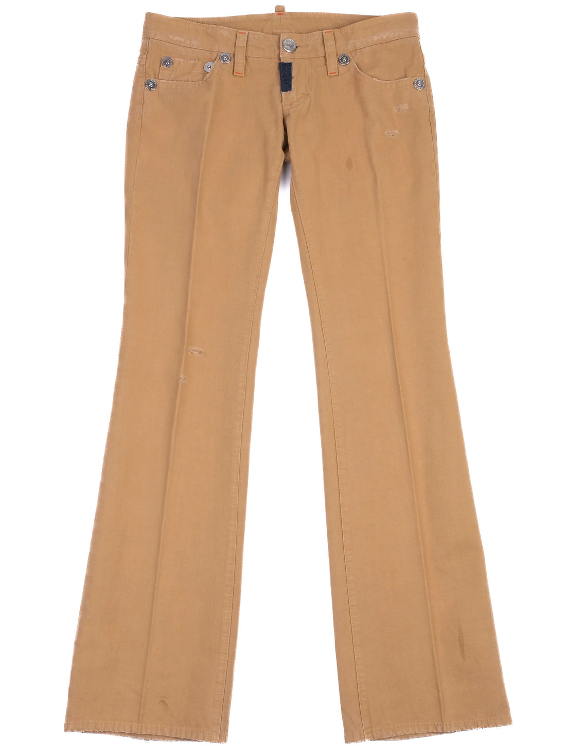 EXCELLENT 7 For All Mankind Orange Cotton Pants Size M Women