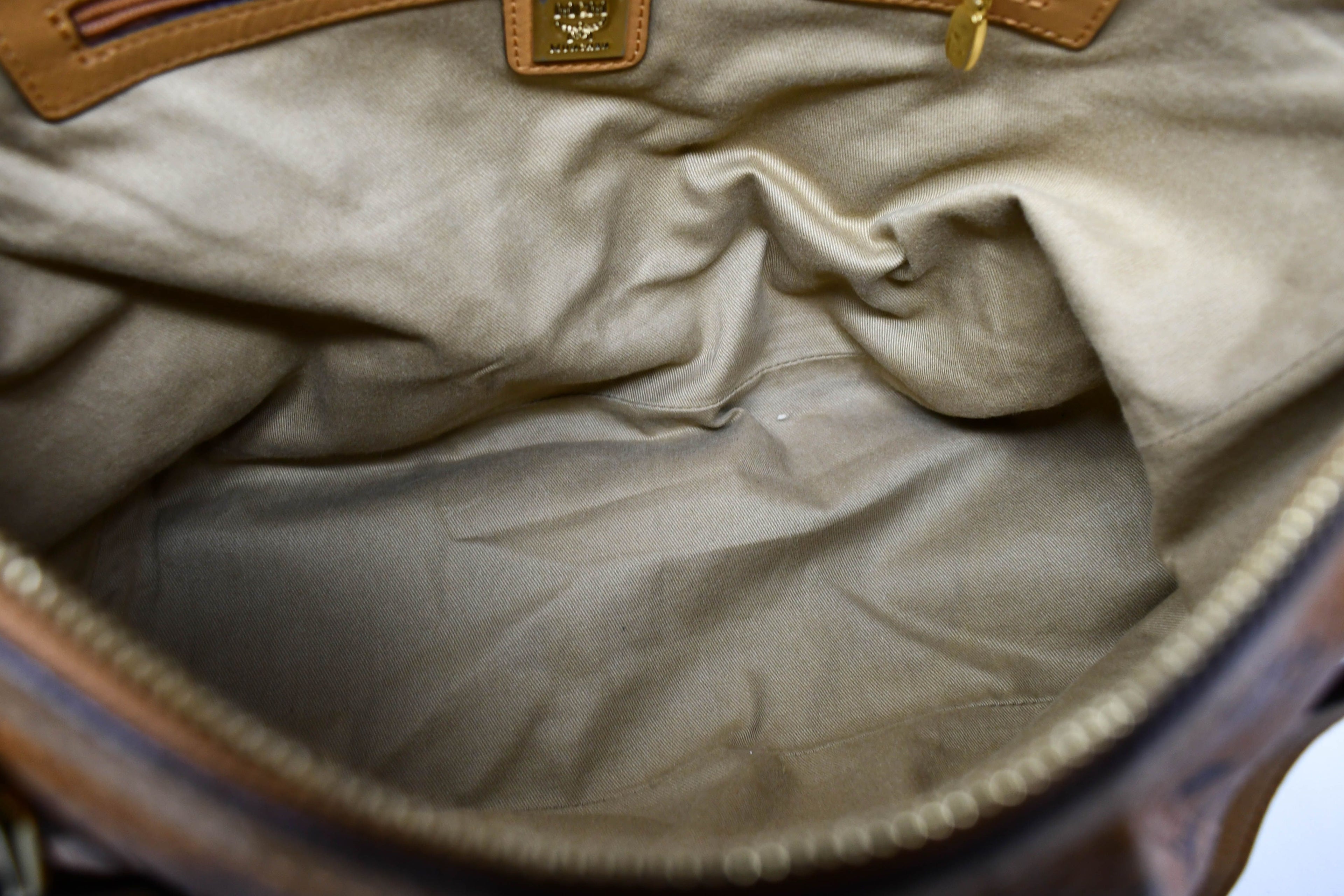 MCM 2Way Bag Cognac