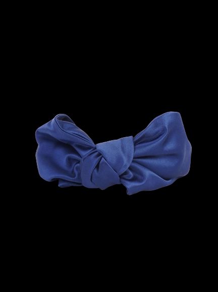 NEW Prada Knotted Blue Textile Headband for Women