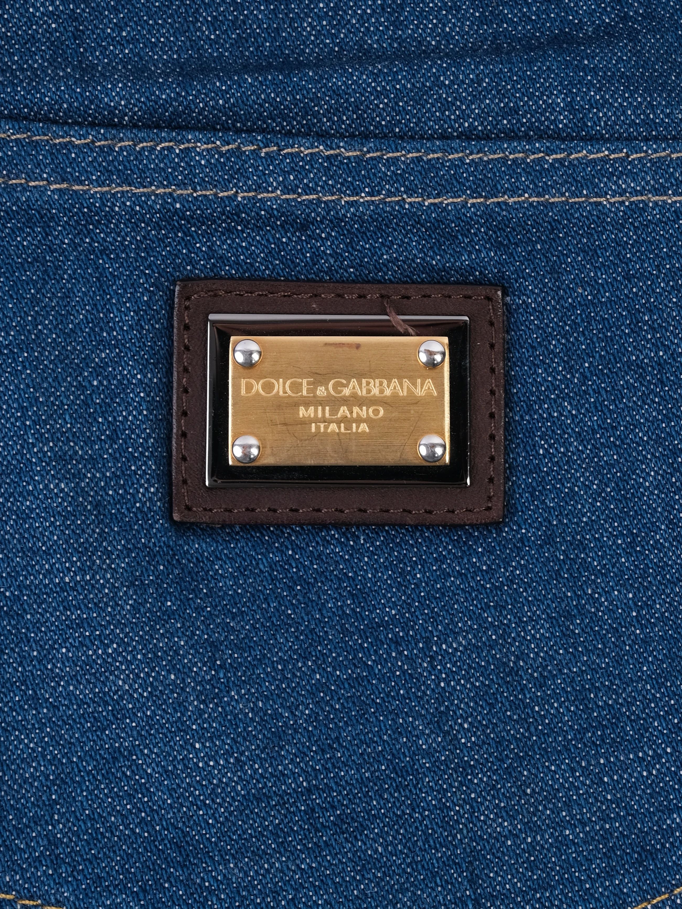 Excellent Dolce Gabbana Blue Jeans Women XL Made in Italy