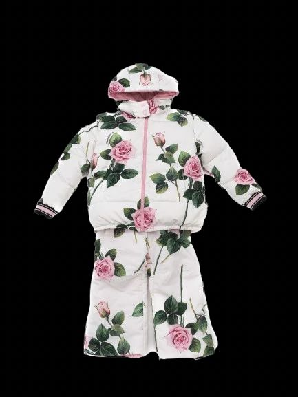 Perfect Dolce Gabbana Floral Winter Set for Kids Size 4