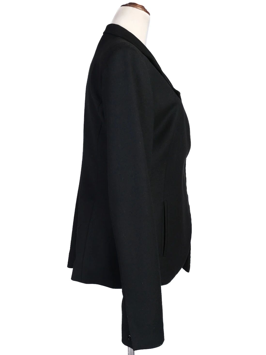 Excellent Malloni Black Viscose Blazer Jacket for Women
