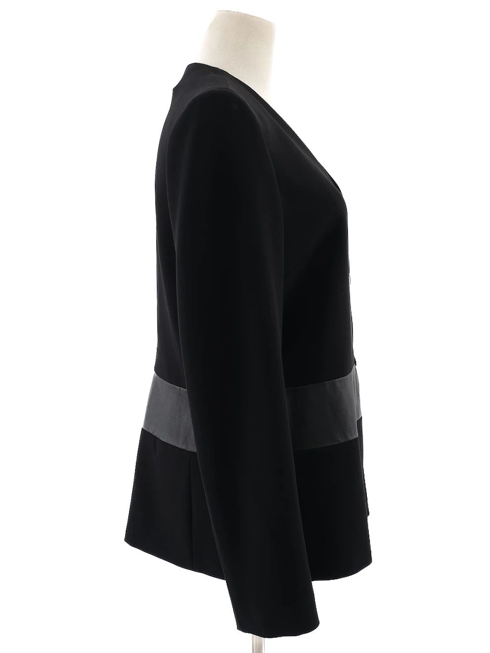 Max Mara Black Blazer XL Excellent Condition V-Neck Design