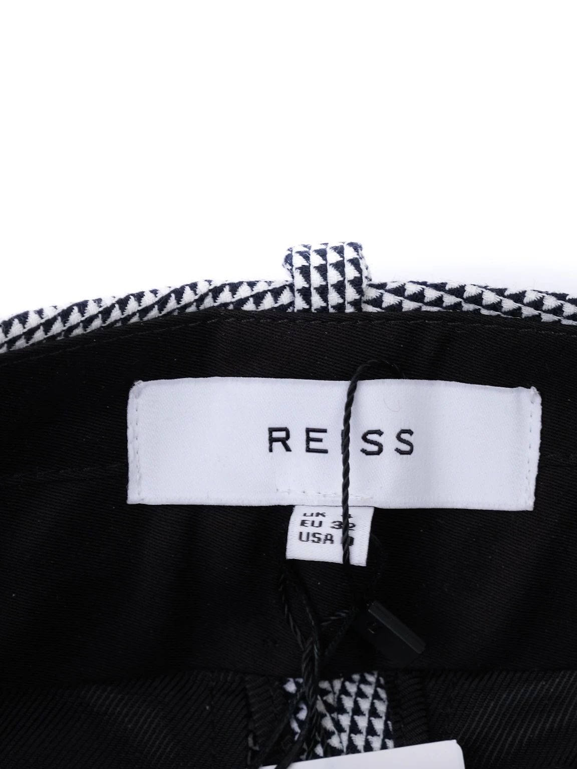 NEW Reiss Checkered Trouser Pants Wool Size XS for Women