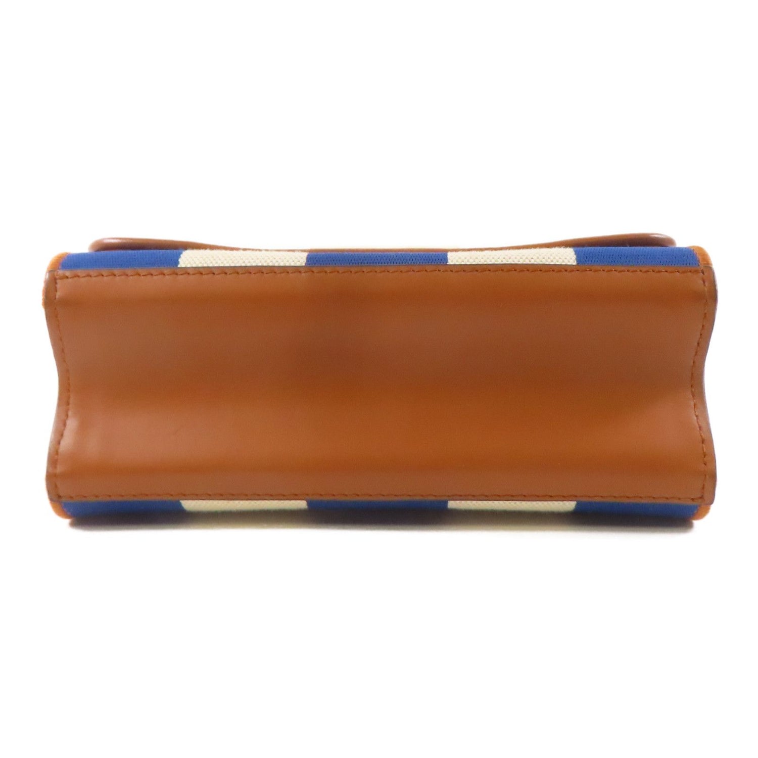 Louis Vuitton Canvas/leather Twist Gold Shoulder Back Bag Blue/white/black Blue White Blue/white/brown Shoulder Bag M 57