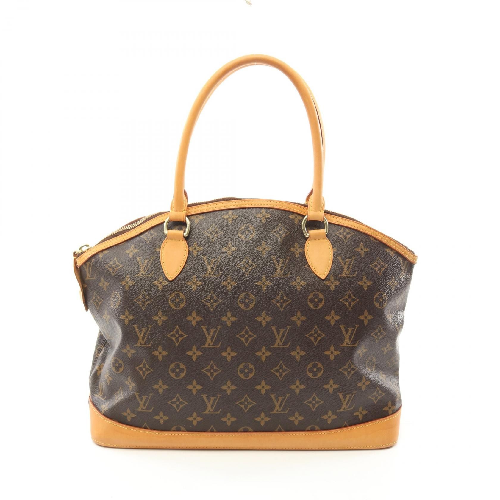 Louis Vuitton Lockit Horizontal Tote Bag M 40104 Monogram Canvas Brown Lv