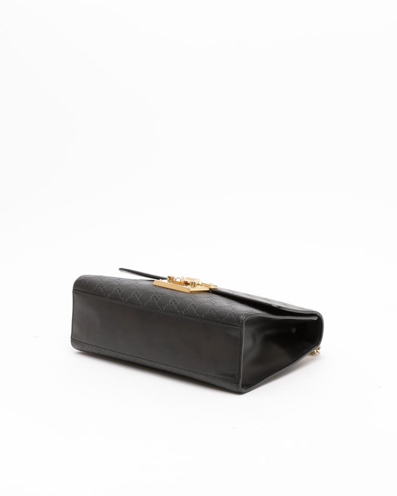 Gucci Medium Guccissima Padlock Bag