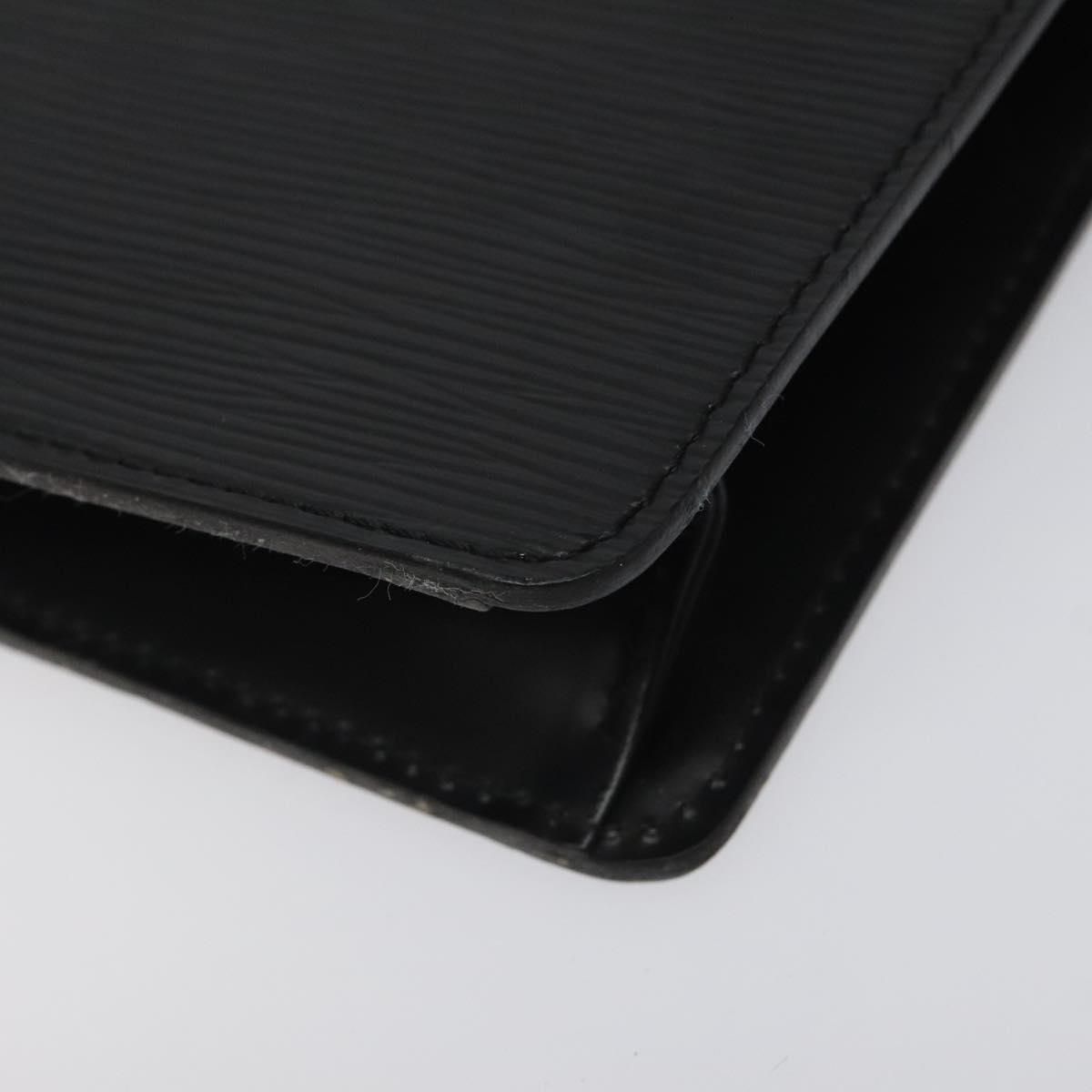 Louis Vuitton Epi Pochette Homme Clutch Bag Black Noir M 52522 Lv Auth
