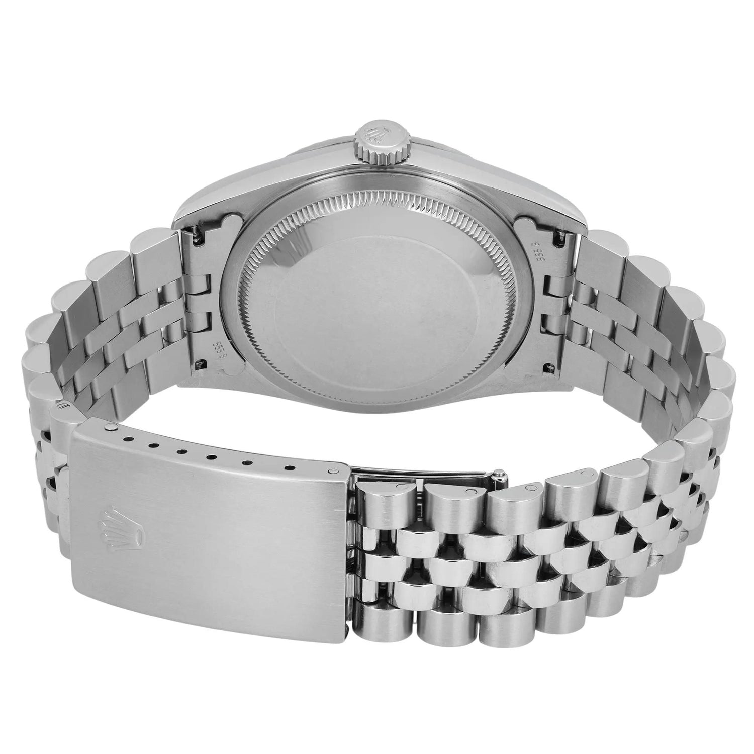 Rolex Datejust 18K White Gold Steel Cream Jubilee Dial Watch 16234