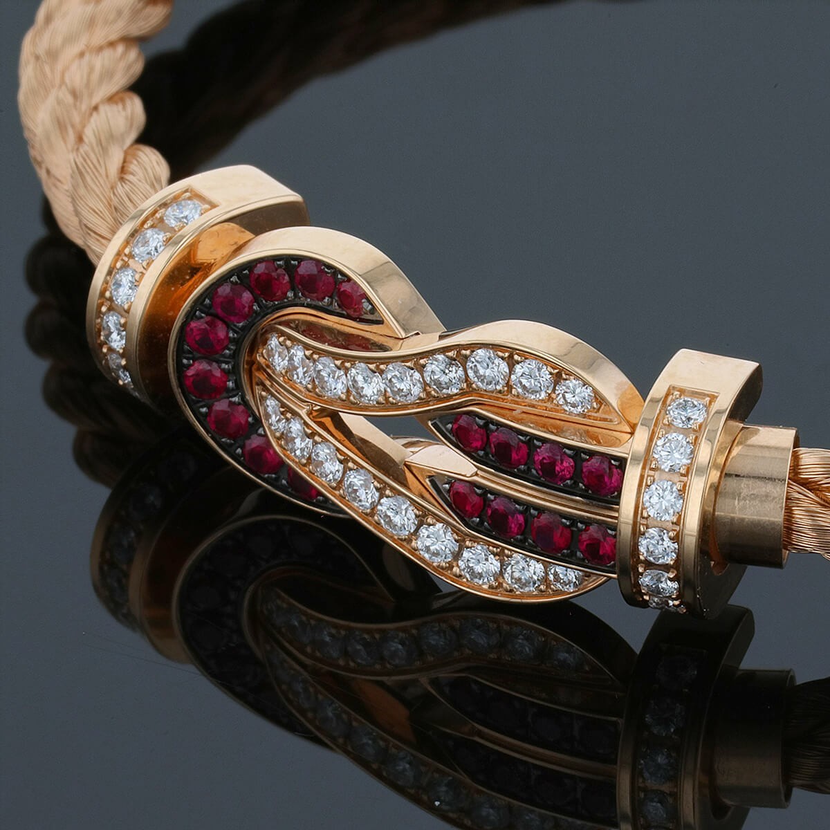Fred Chance Infinie rubies, diamonds and gold bracelet