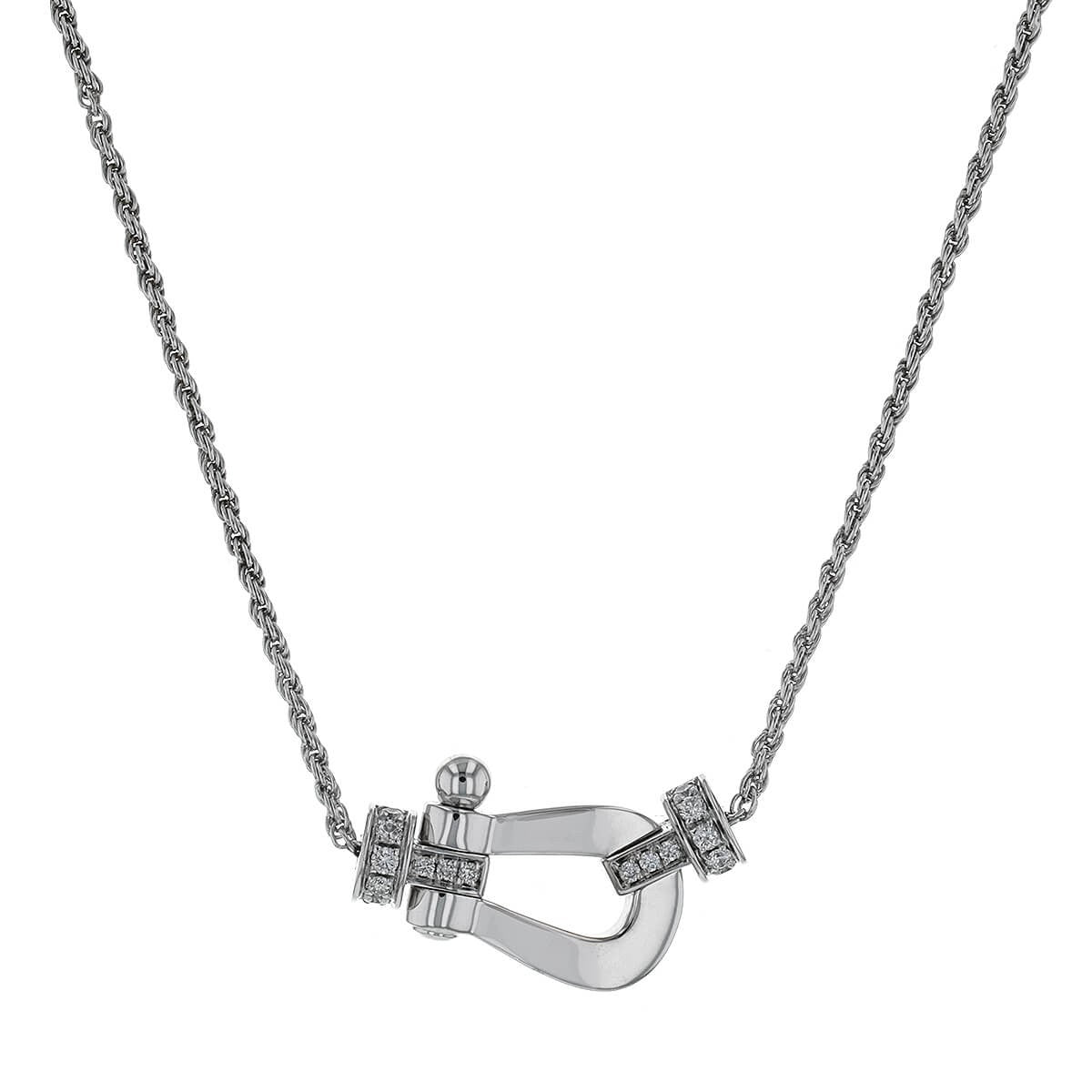 Fred Force 10 diamonds and gold necklace