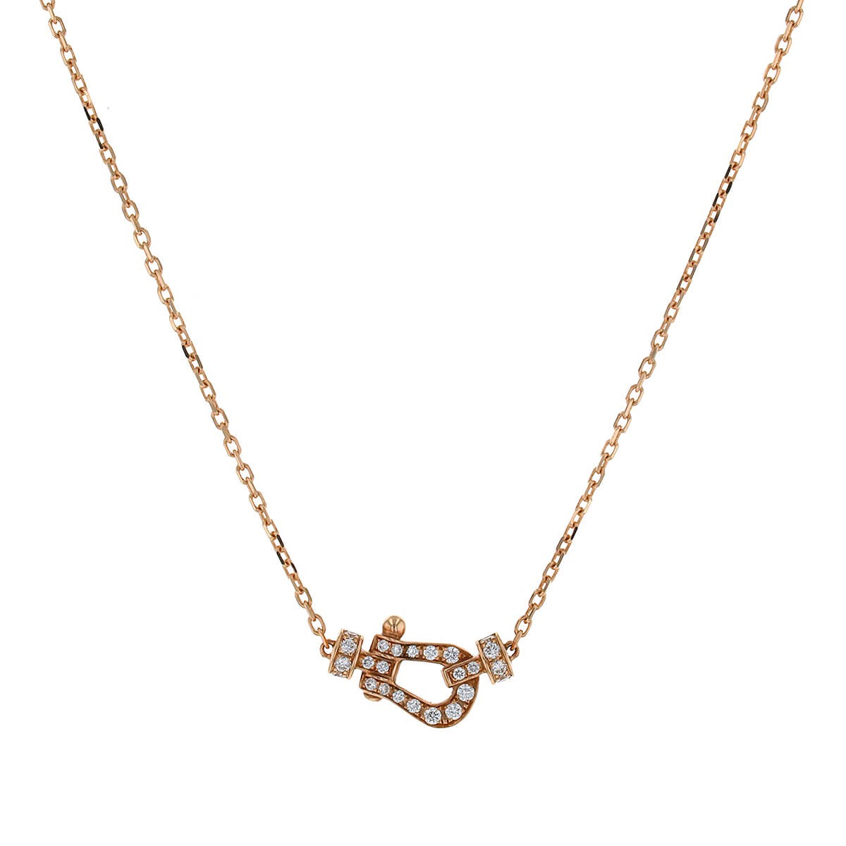 Fred Force 10 diamonds and gold necklace