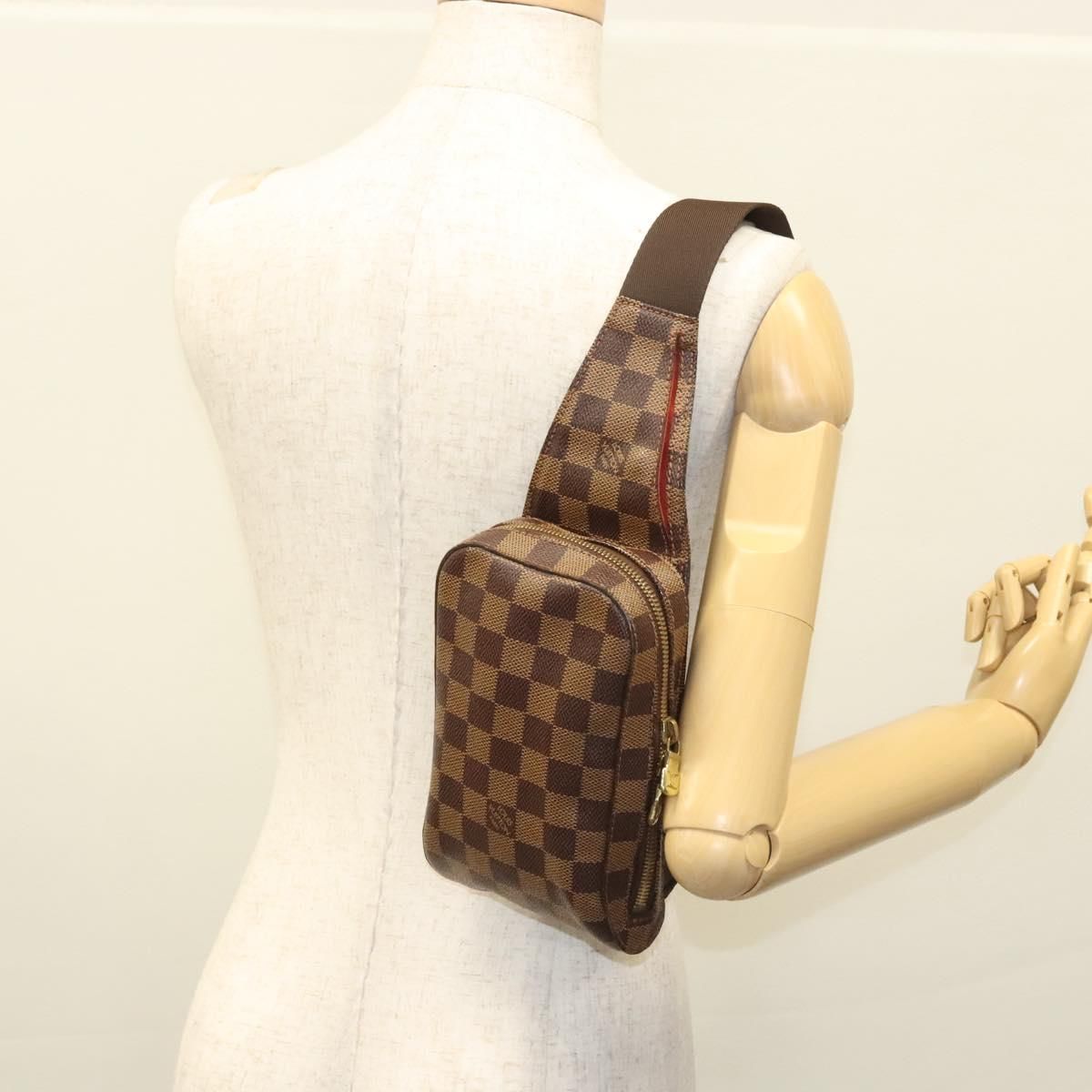 Louis Vuitton Damier Ebene Geronimos Shoulder Bag N 51994 Lv Auth