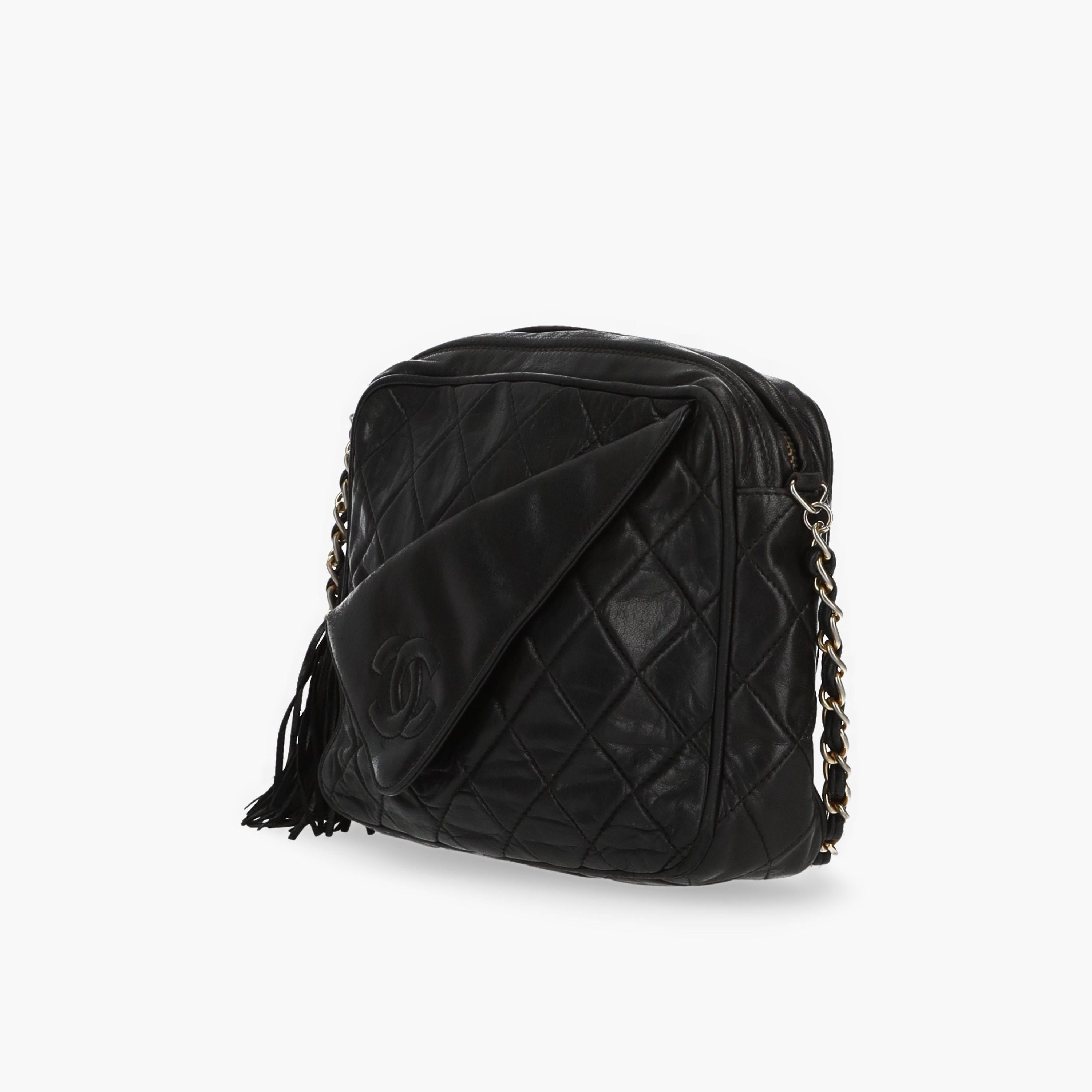 Chanel Camera Tassel Crossbody Bag