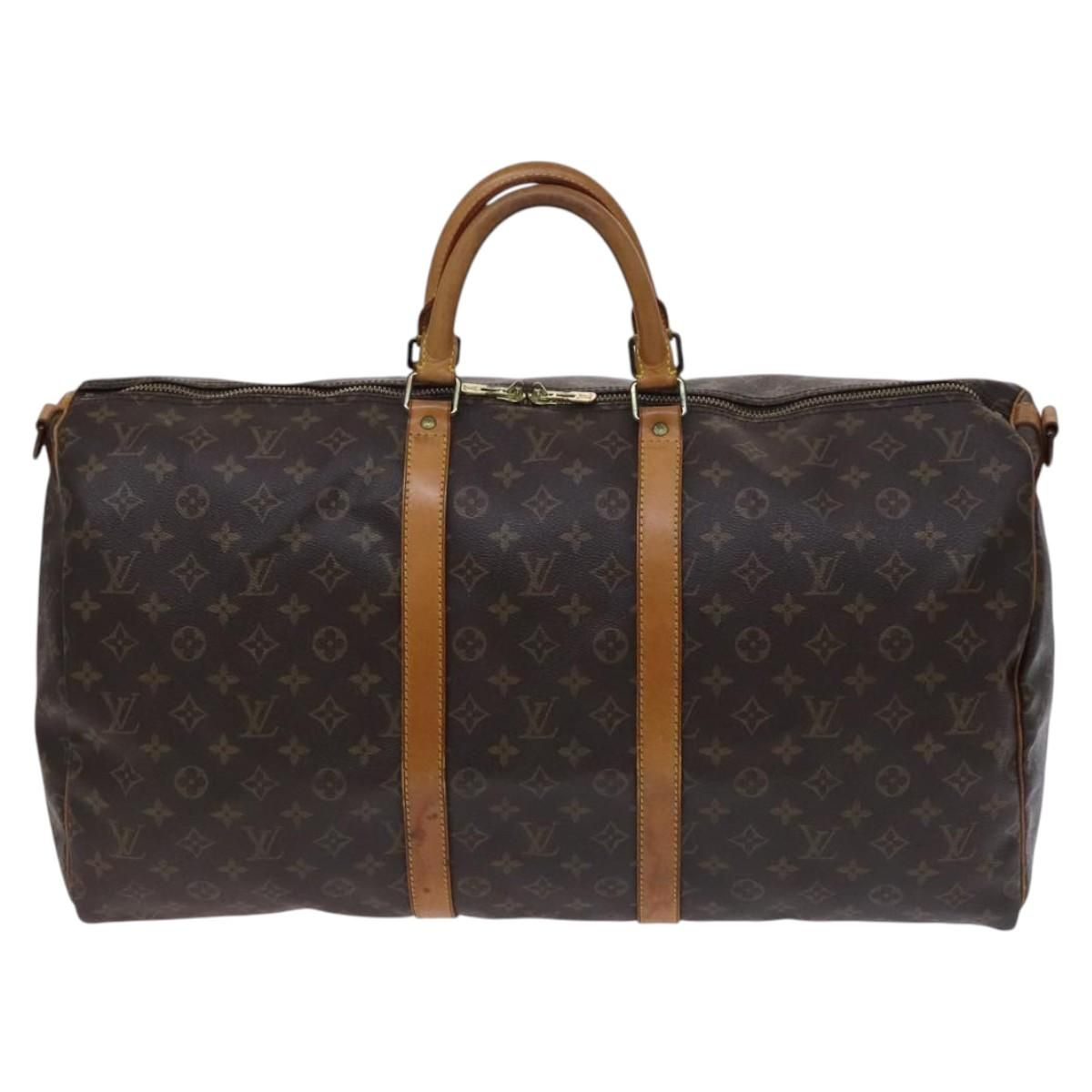 Louis Vuitton Monogram Keepall Bandouliere 55 Boston Bag M 41414 Lv Auth