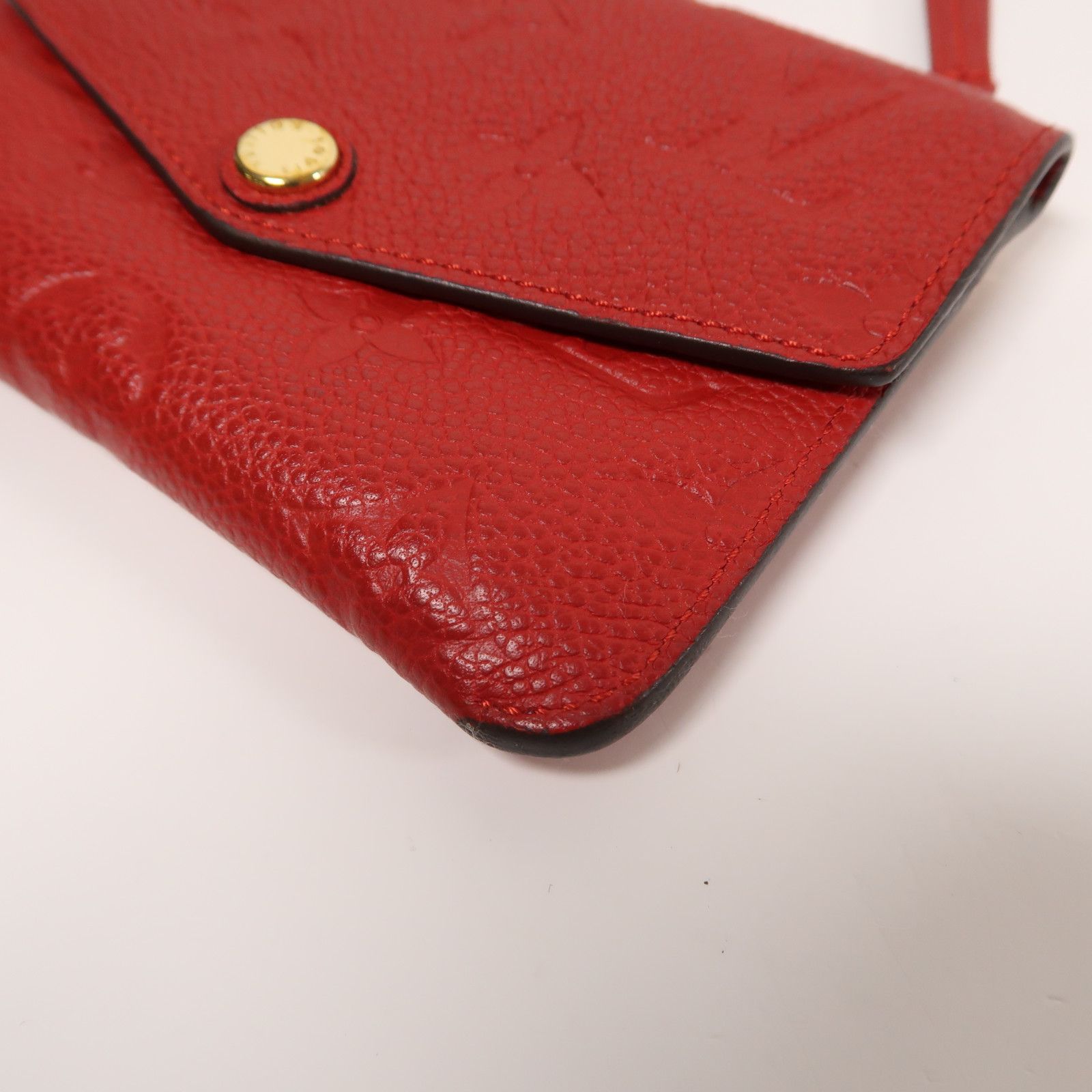 Louis Vuitton Empreinte Card Case Red Card Case M 60634
