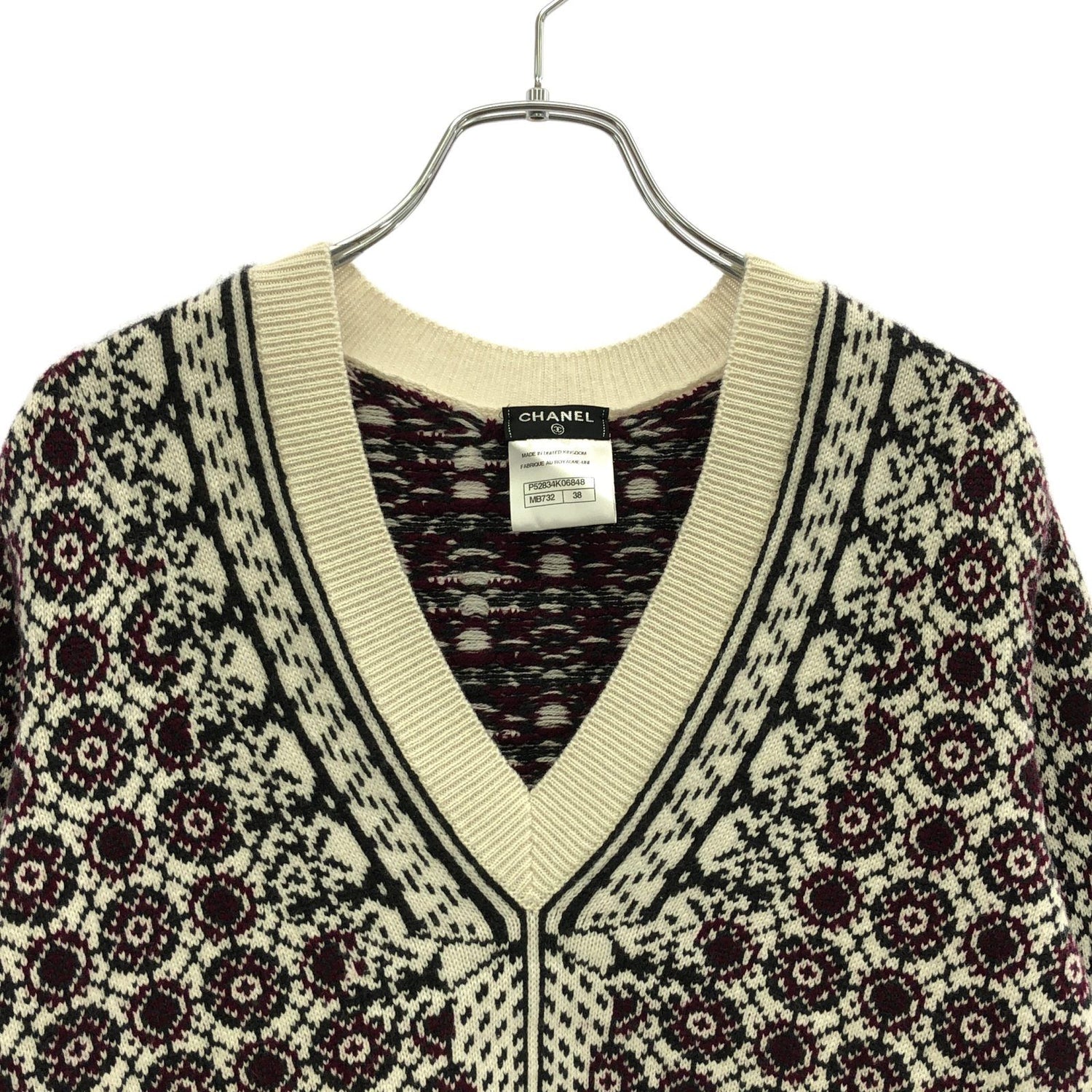 Chanel Multicolor Knit Cashmere P 52834k 06848