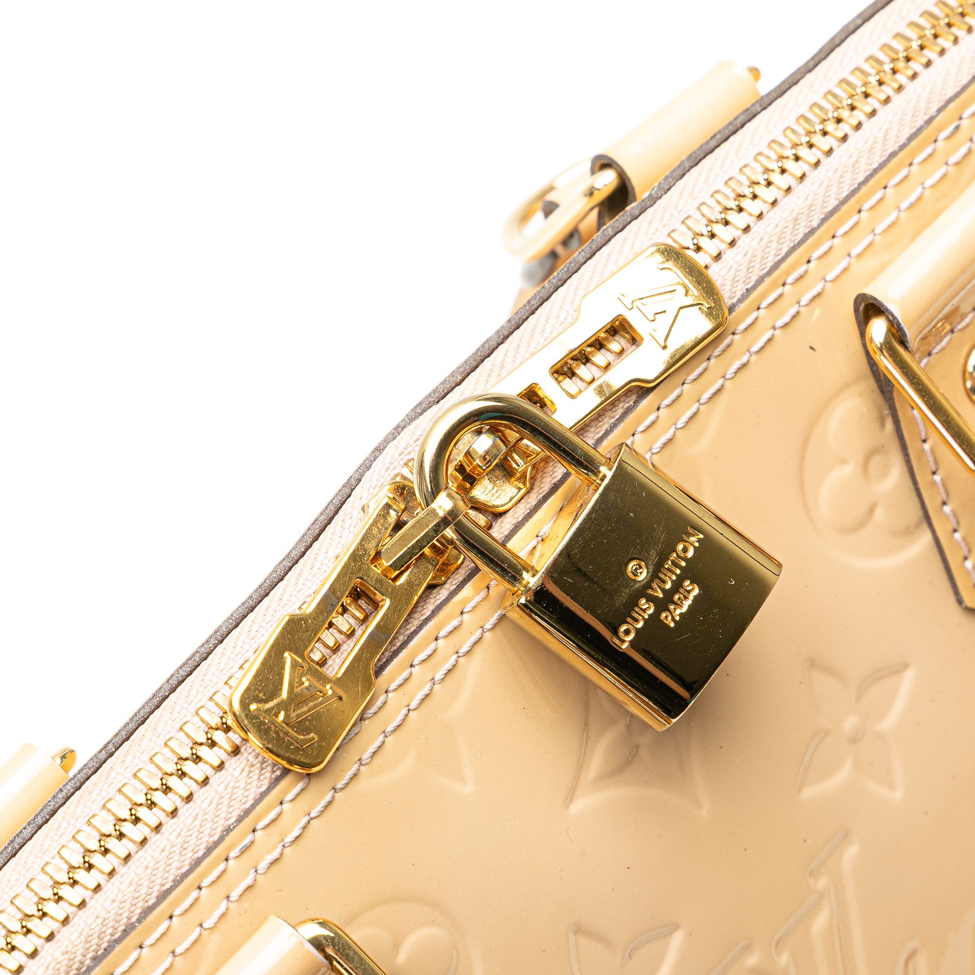 Louis Vuitton Monogram Vernis Alma PM Brown