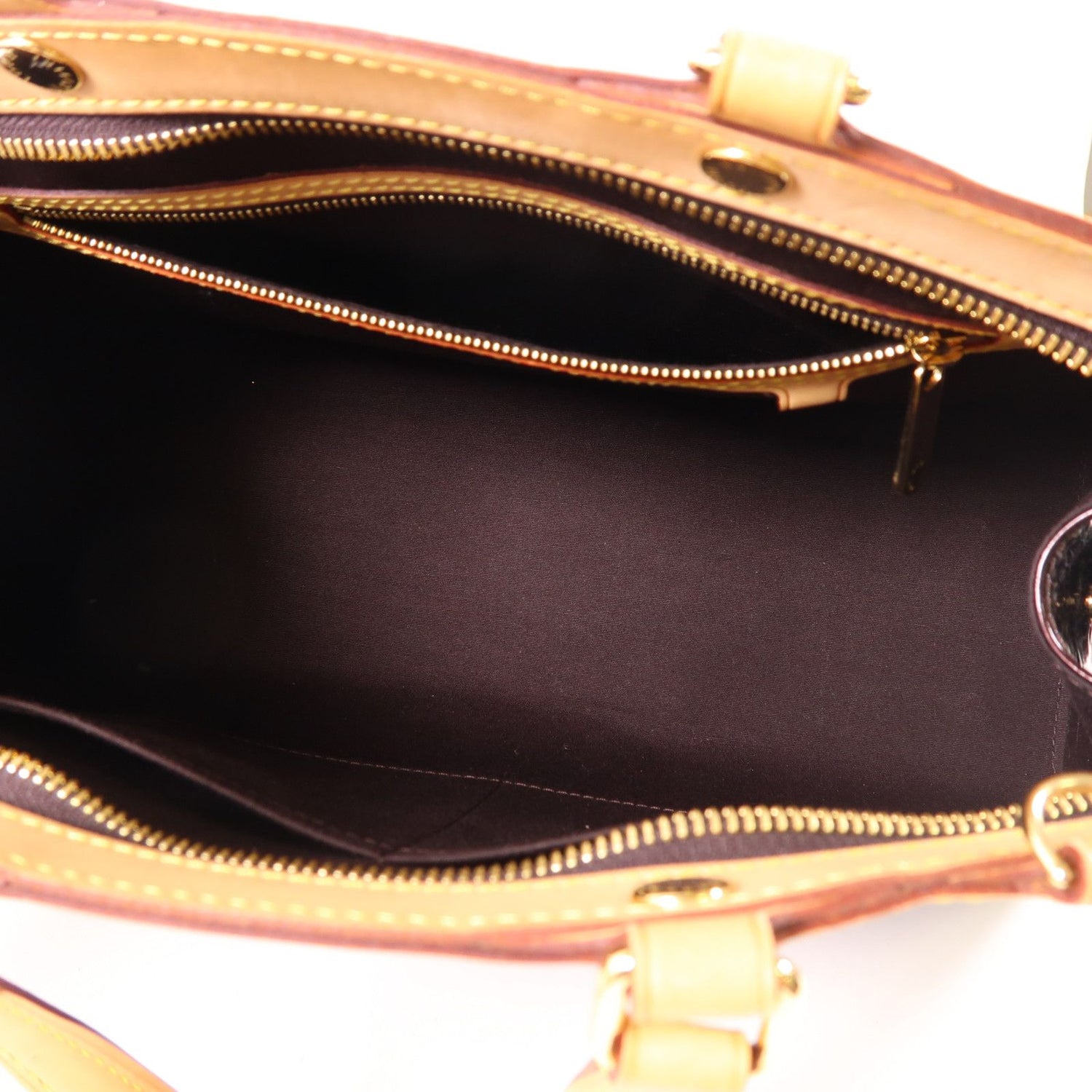 Louis Vuitton Vernis Brea Mm Hand-milled Shoulder Bag Rouge Fauviste Red Rouge 2way Shoulder Bag M 91690