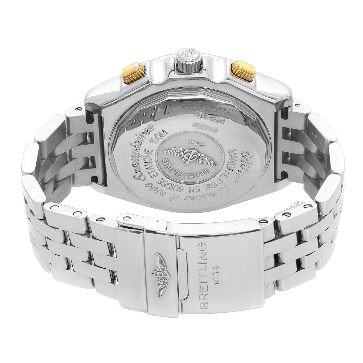 Breitling Crosswind 44mm Limited Steel White Dial Automatic Watch B44356