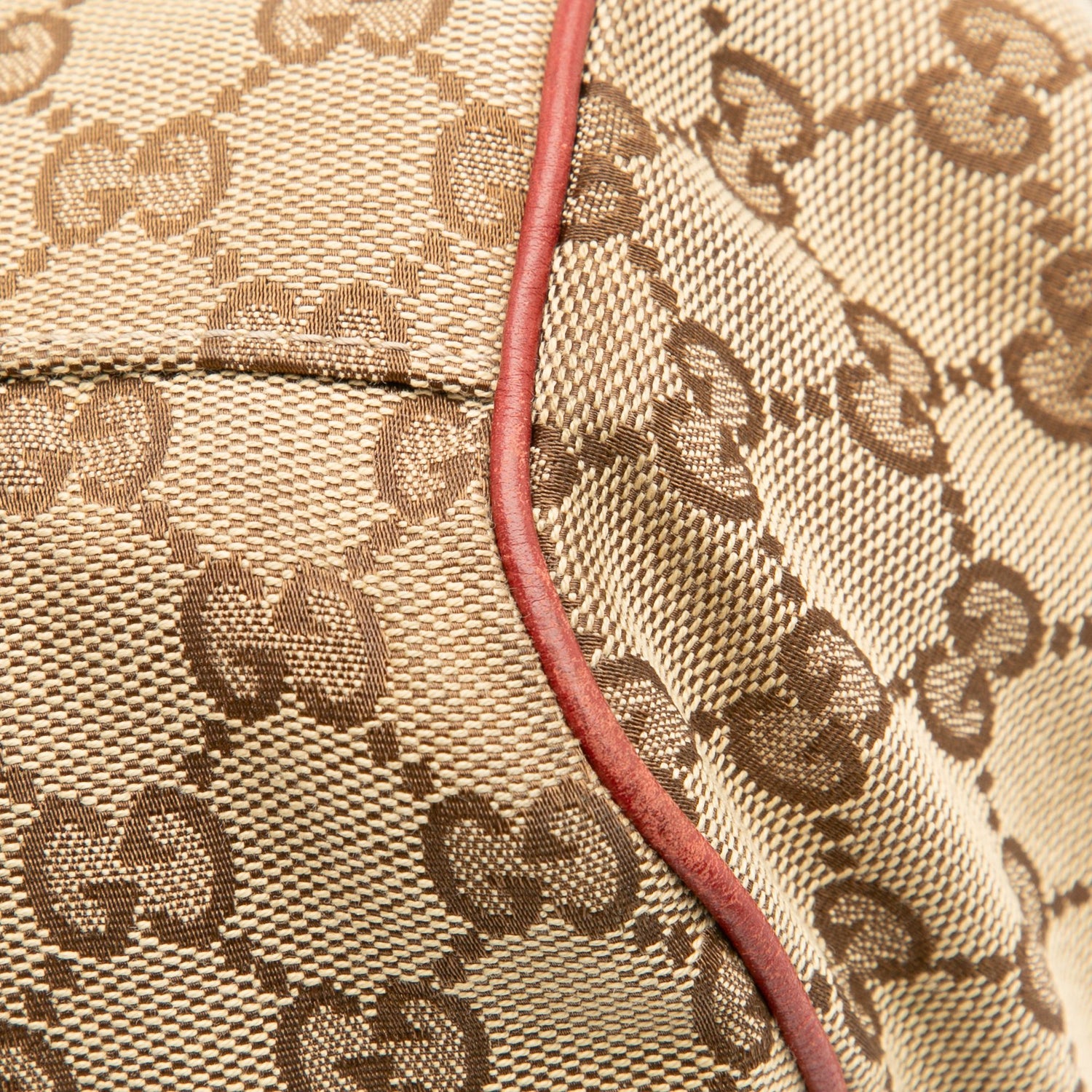 Gucci GG Canvas Sukey Satchel Brown