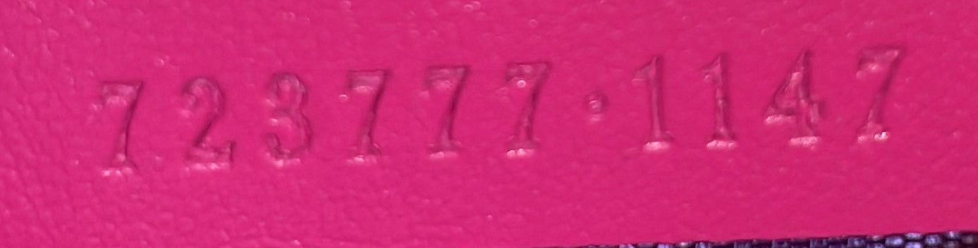 Gucci GG Marmont Flap Messenger Bag Gg Matelasse Nylon With Leather Mini