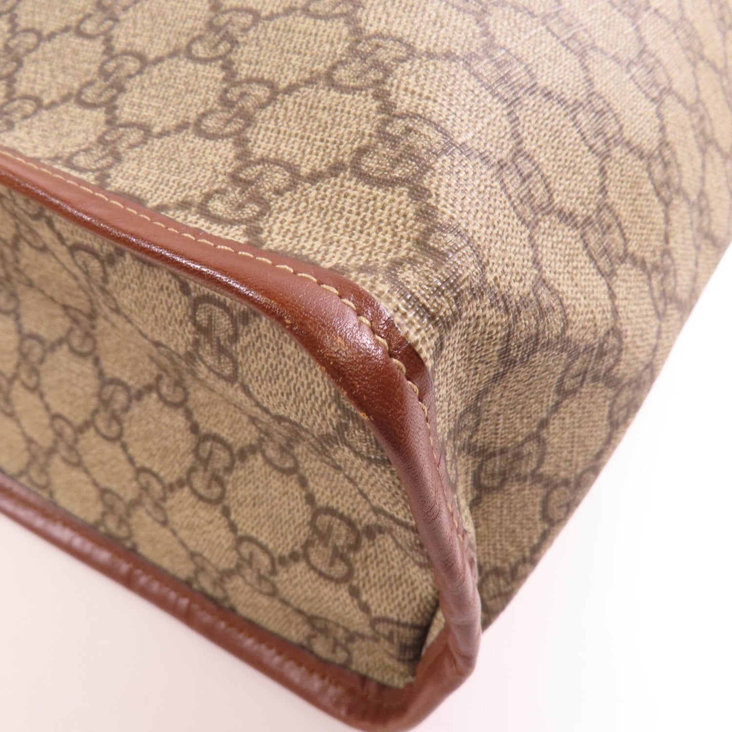 Gucci GG Plus Monogram Small Signature Web Loop Vertical Tote