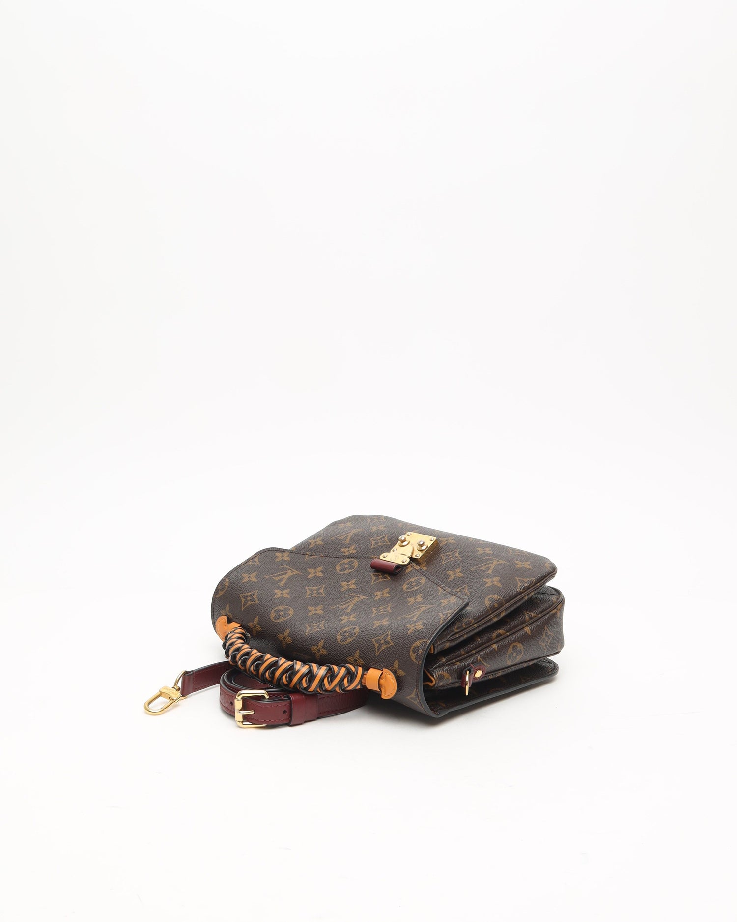 Louis Vuitton Braided Monogram Pochette Metis Bag