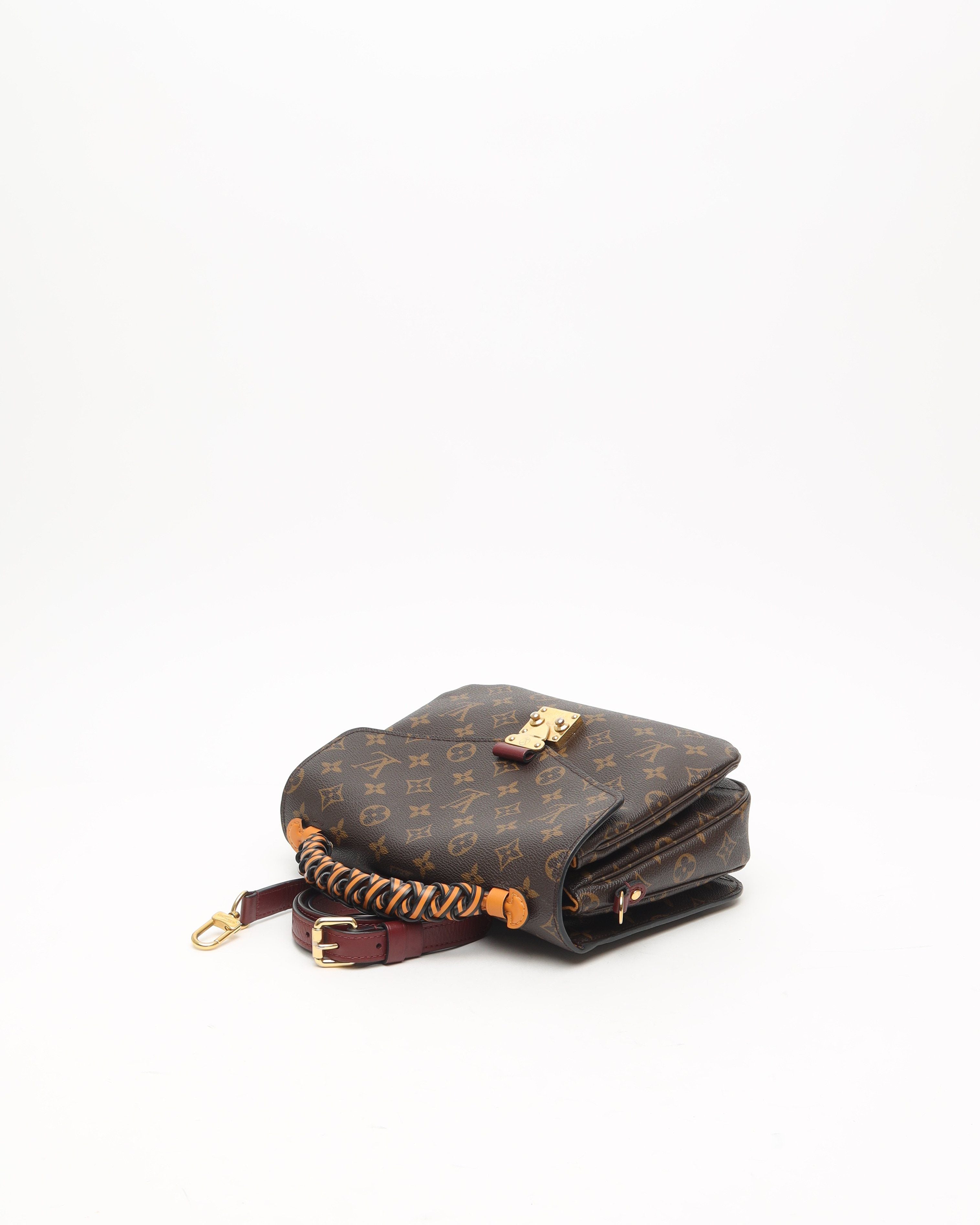 Louis Vuitton Braided Monogram Pochette Metis Bag