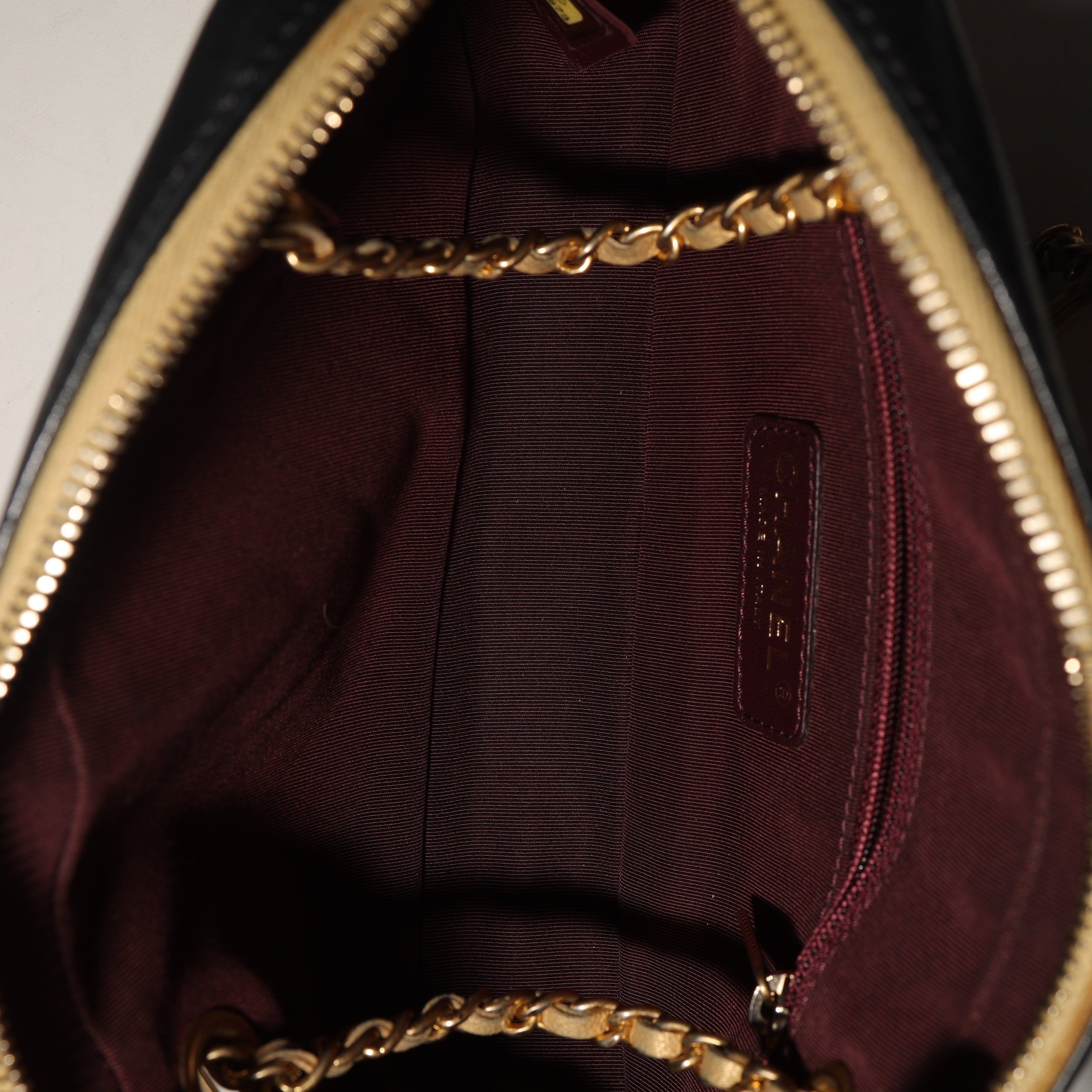 Chanel Chevron Charm Camera Bag