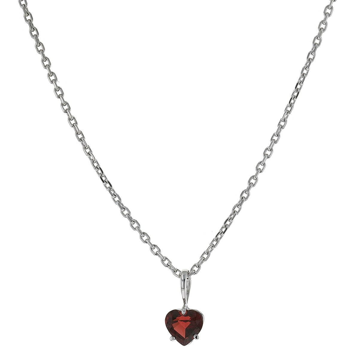 Garnet and gold necklace
