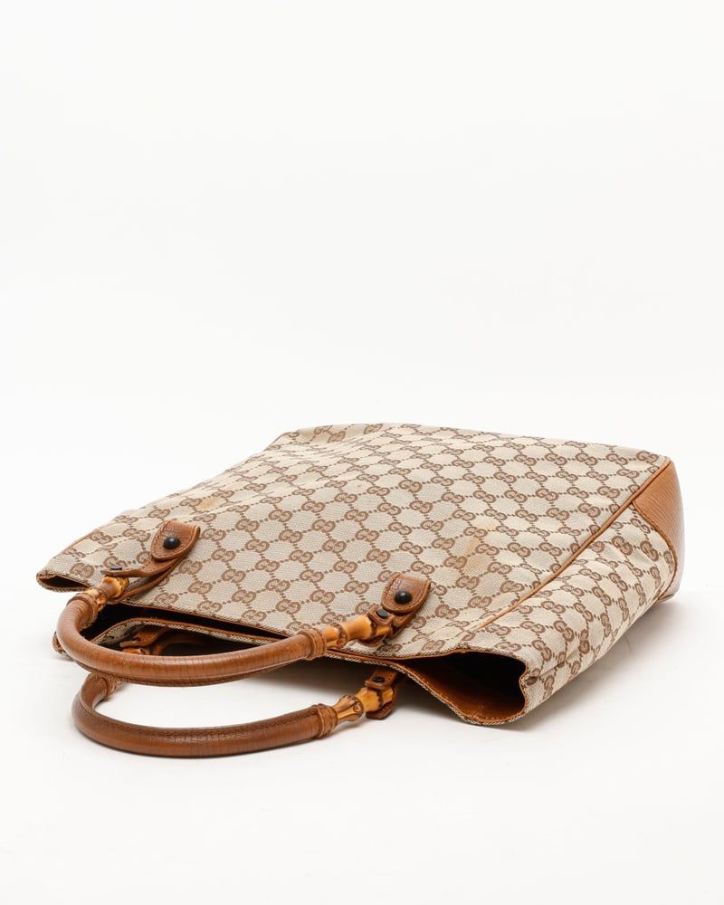 Gucci GG Bamboo Tote Bag