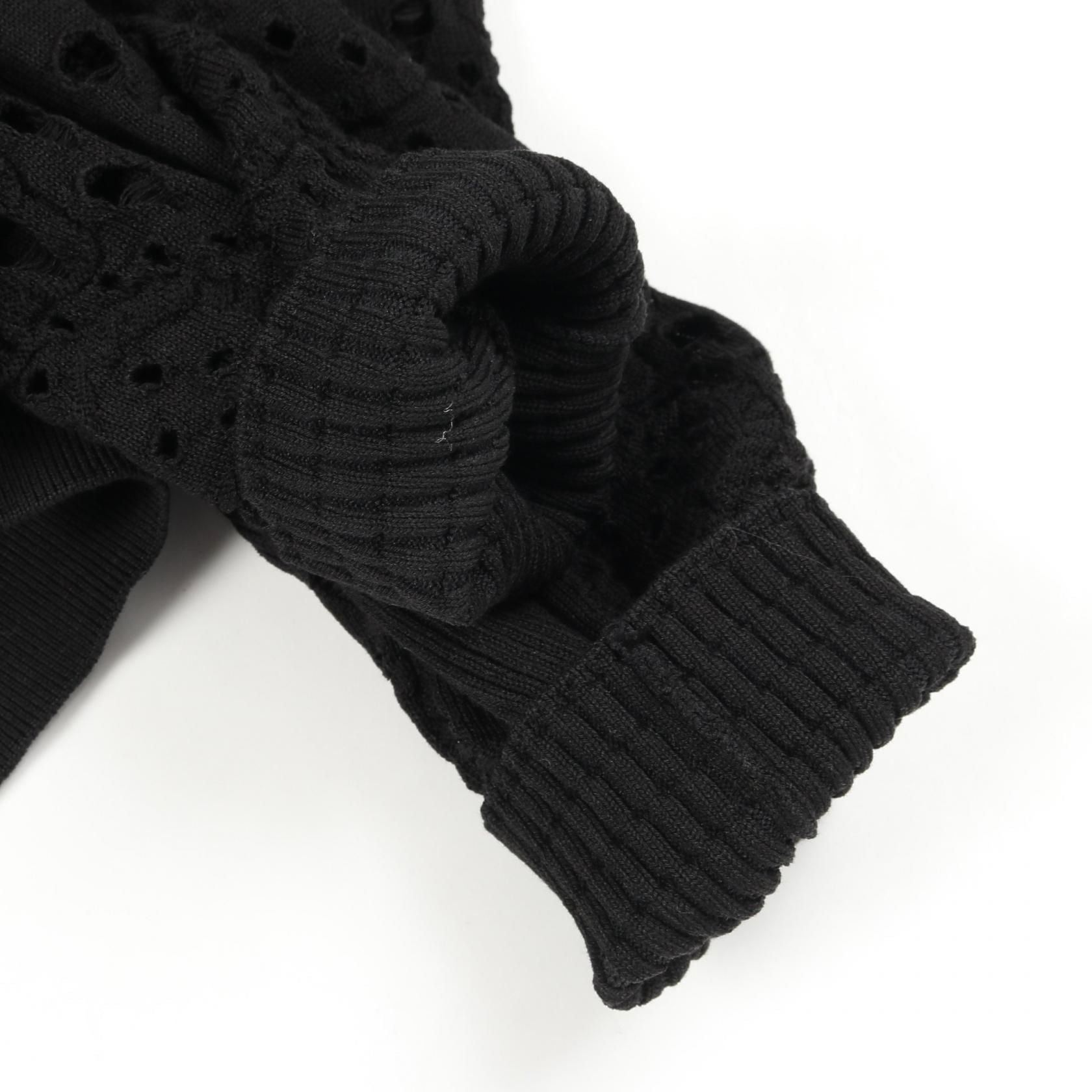 Chanel Black Coco Mark Knit Cotton P 62984k 48963