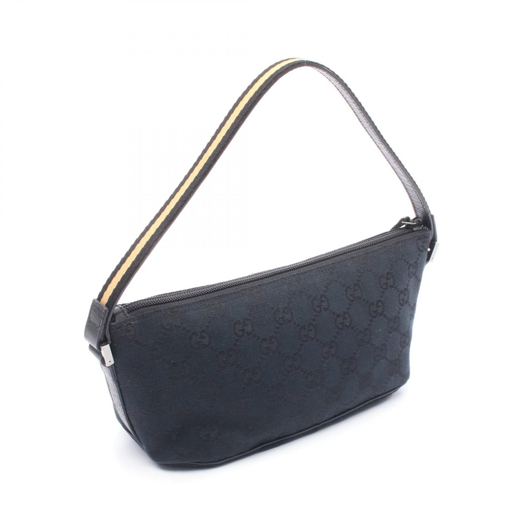 Gucci Monogram Boat Pochette Black