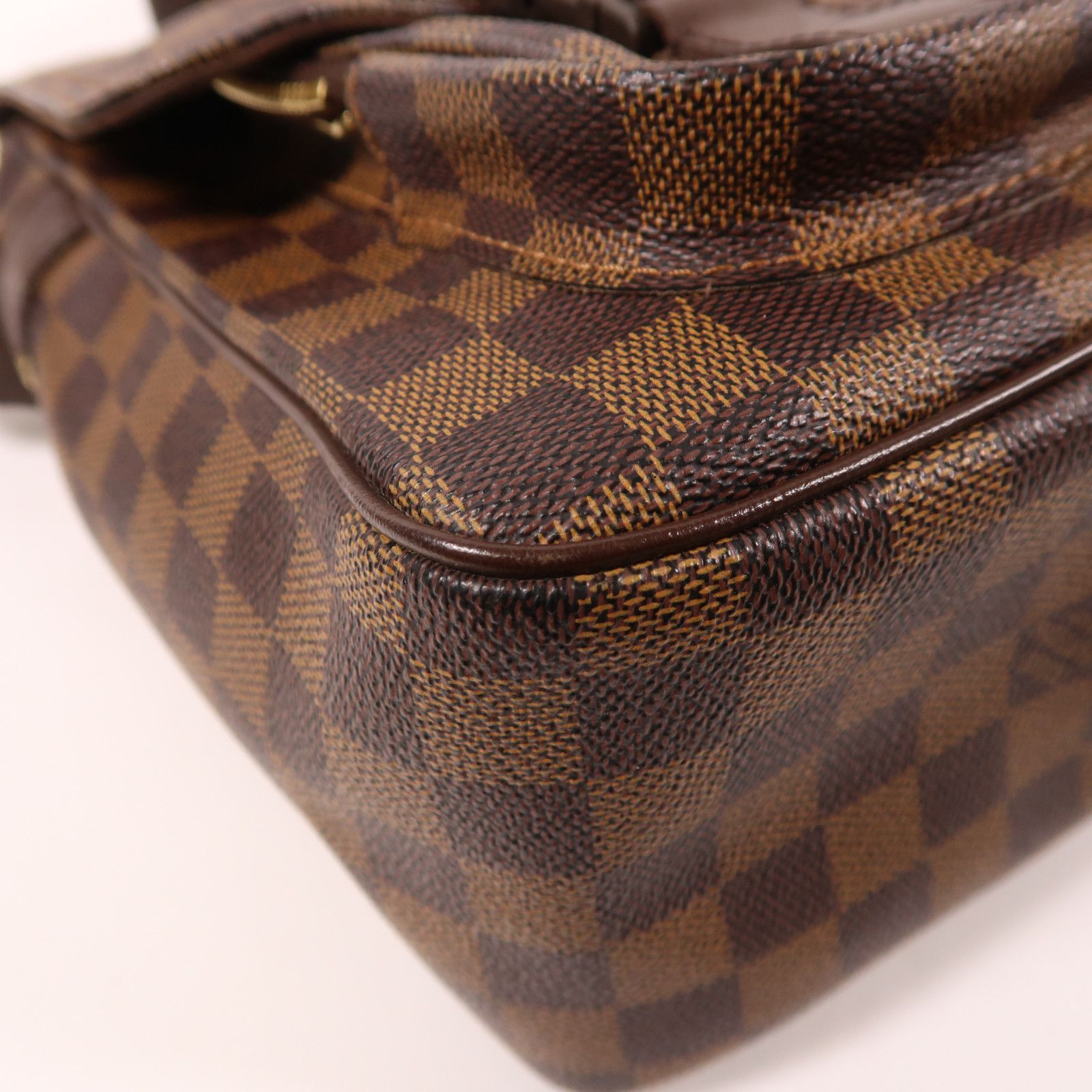 Louis Vuitton Damier Ebene Messenger Bag Palm Color Brown Shoulder Bag N 51125