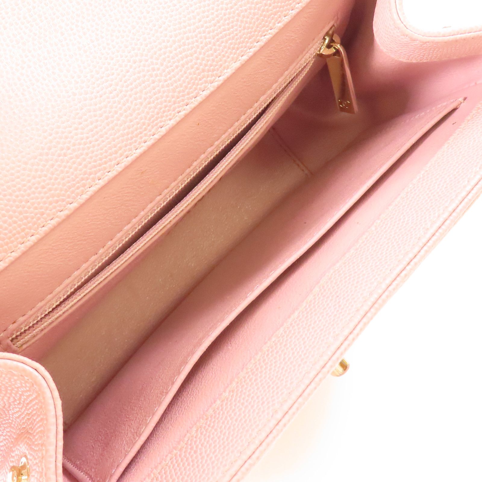 Chanel Pink Caviar Quilted Small Business Affinity Flap