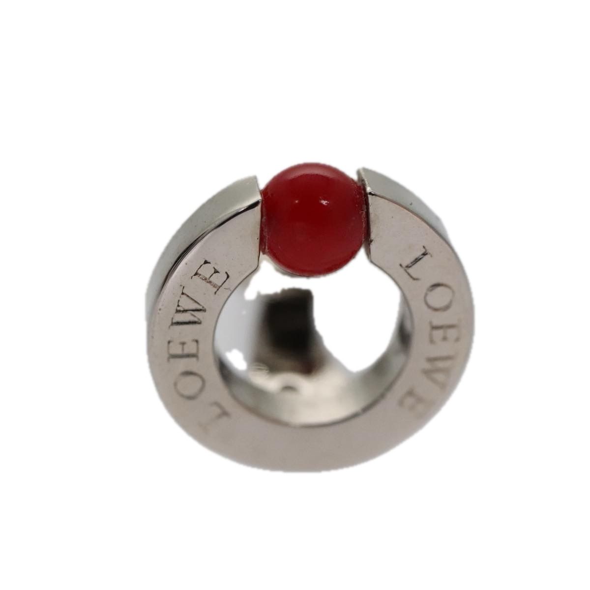 Loewe Cuffs Metal Silver Tone Auth
