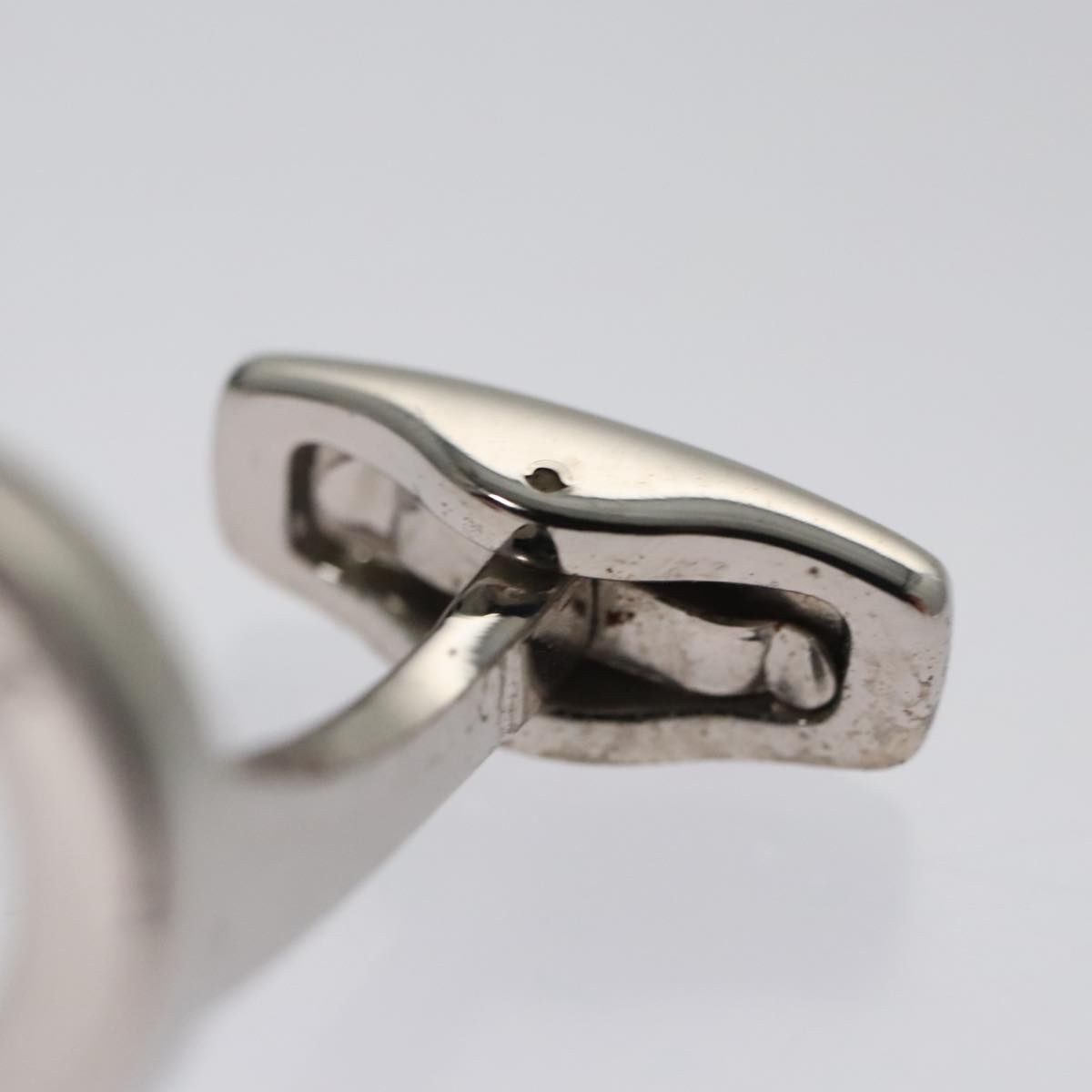 Loewe Cuffs Metal Silver Tone Auth