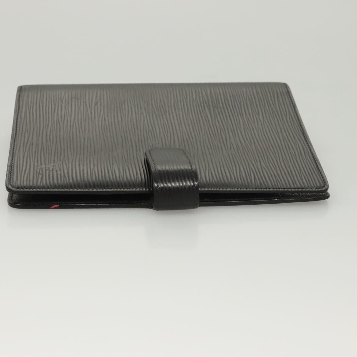 Louis Vuitton Epi Agenda Mm Day Planner Cover Black R 20042 Lv Auth