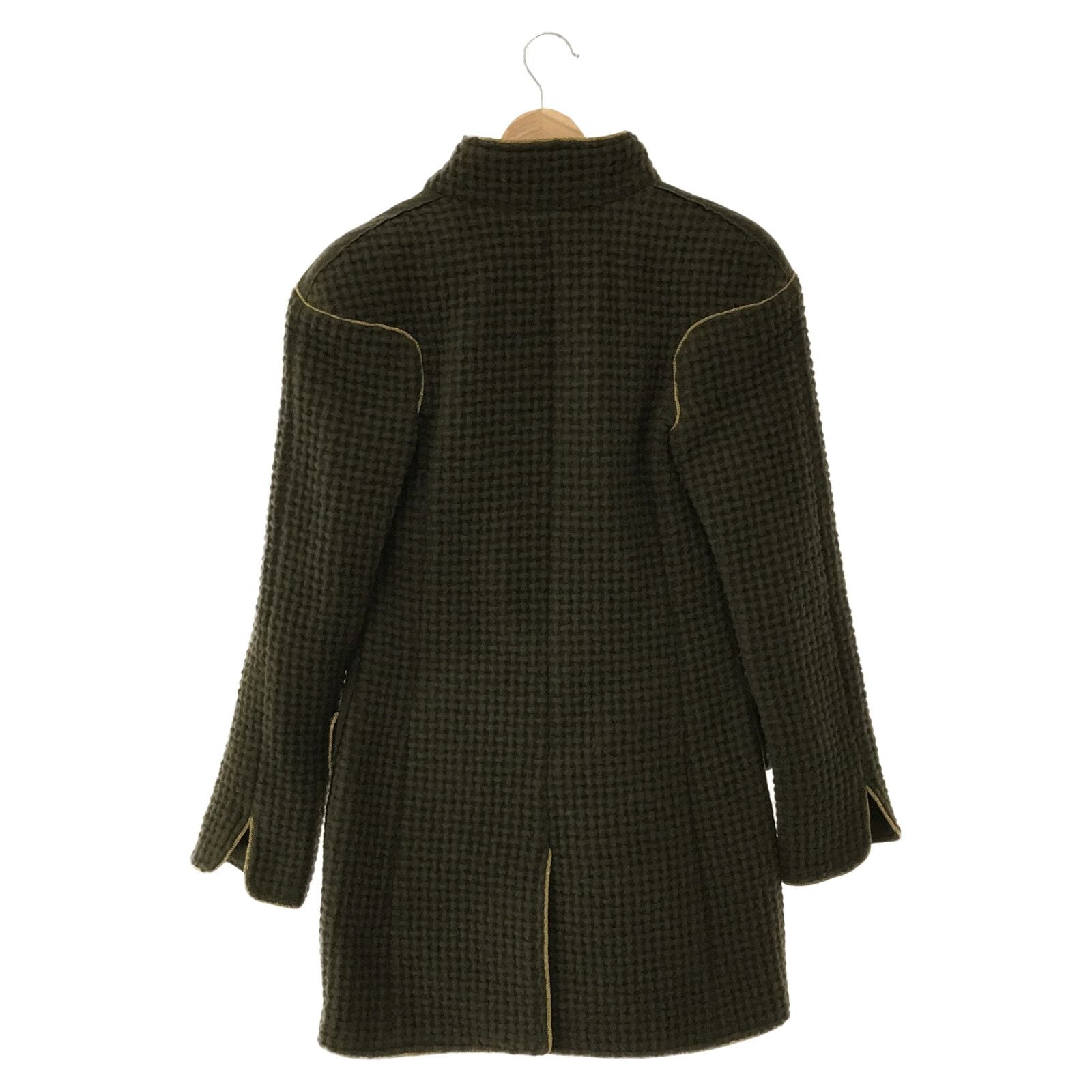 Chanel Green Wool Coat P 517704w 05664