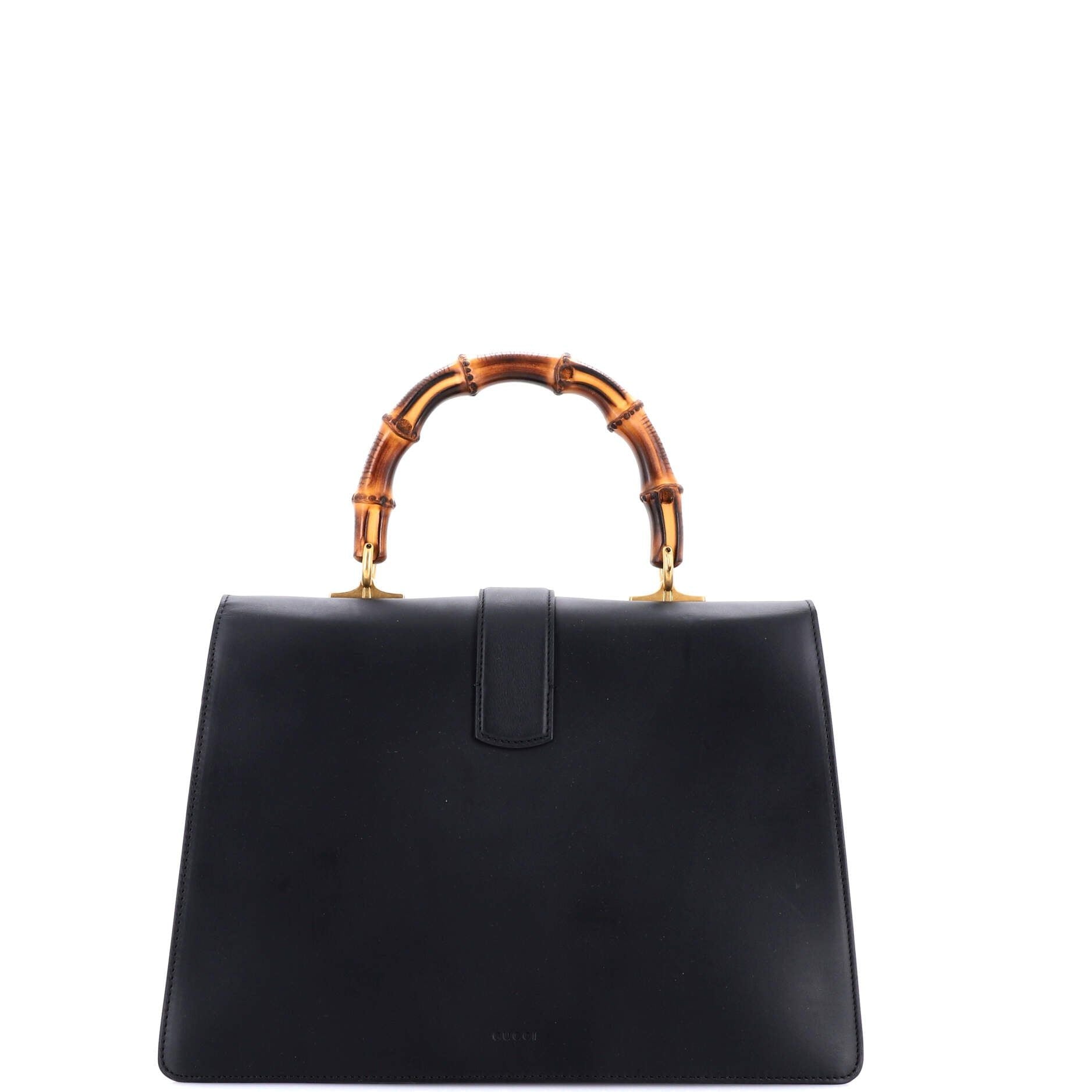 Gucci Dionysus Bamboo Top Handle Bag Colorblock Leather Large