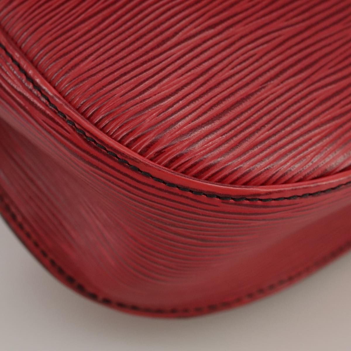 Louis Vuitton Epi Saint Cloud Gm Shoulder Bag Red M 52197 Lv Auth