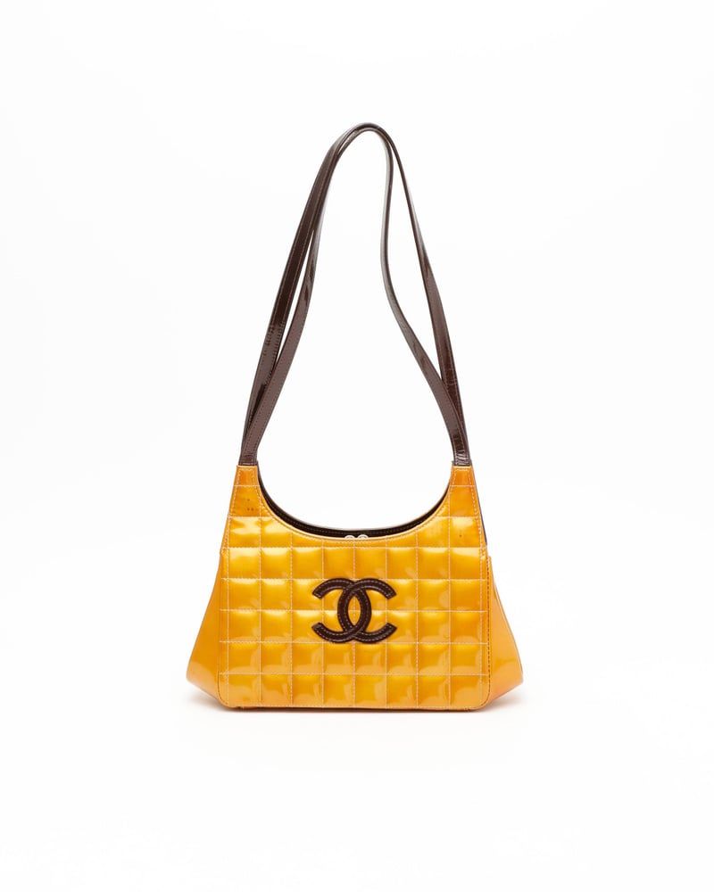 Chanel Chocolate Bar Patent Bag