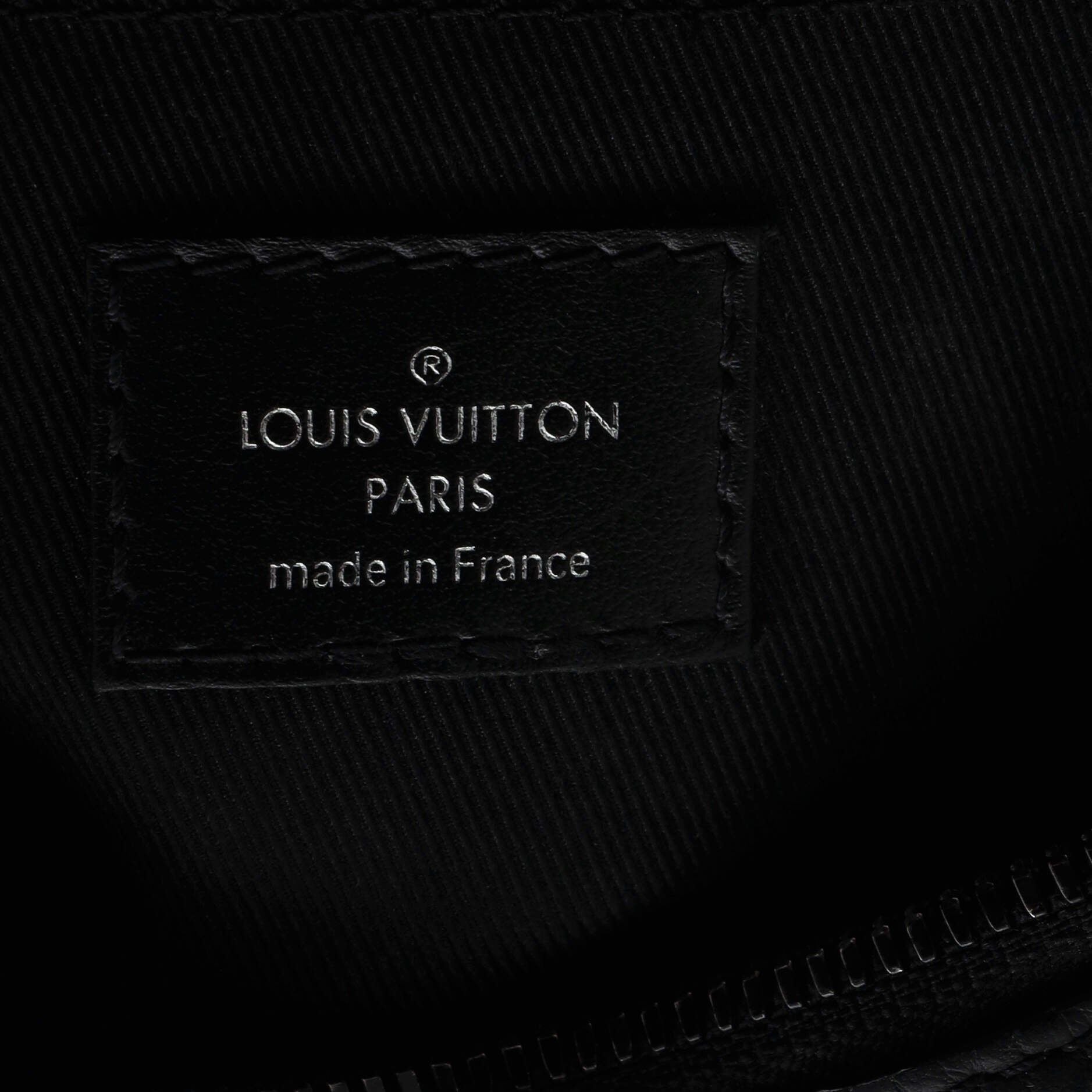 Louis Vuitton Steamer Messenger Bag Monogram Taurillon Leather