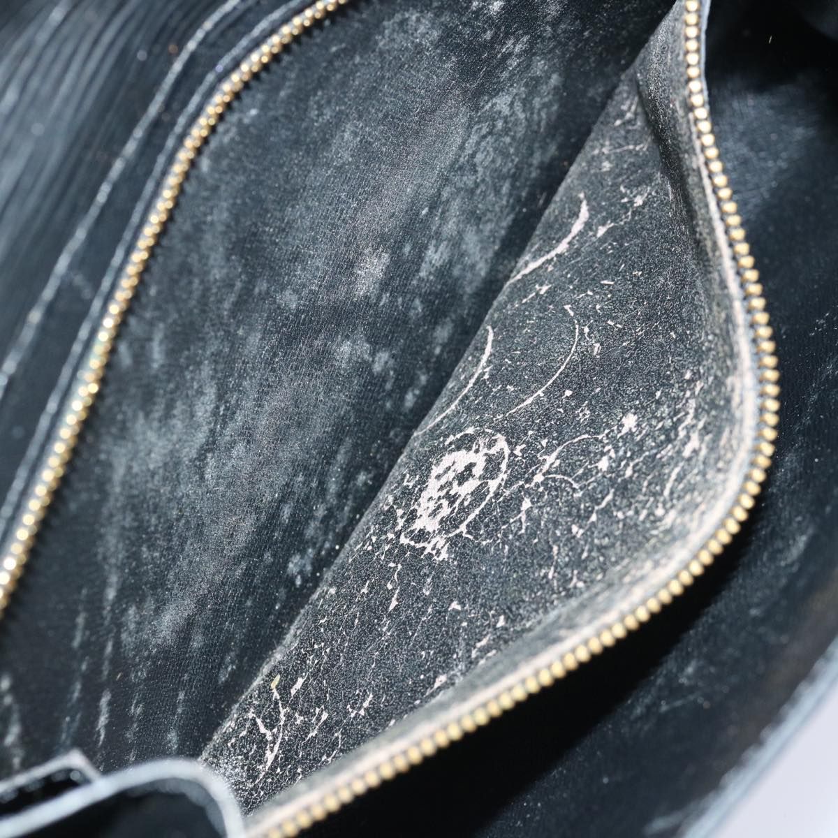 Louis Vuitton Epi Art Deco Clutch Bag Black M 52632 Lv Auth