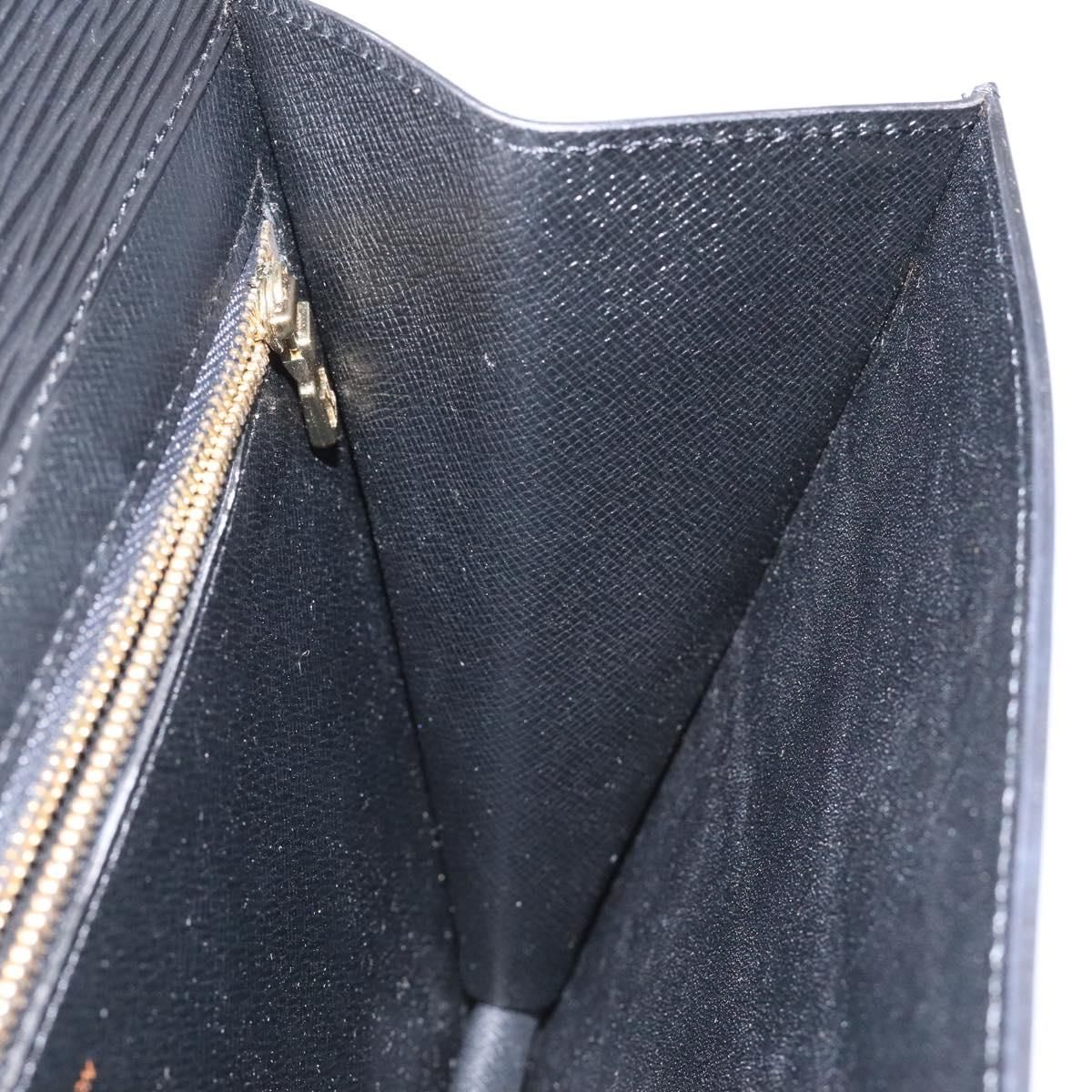 Louis Vuitton Epi Montaigne 27 Clutch Bag Black M 52652 Lv Auth