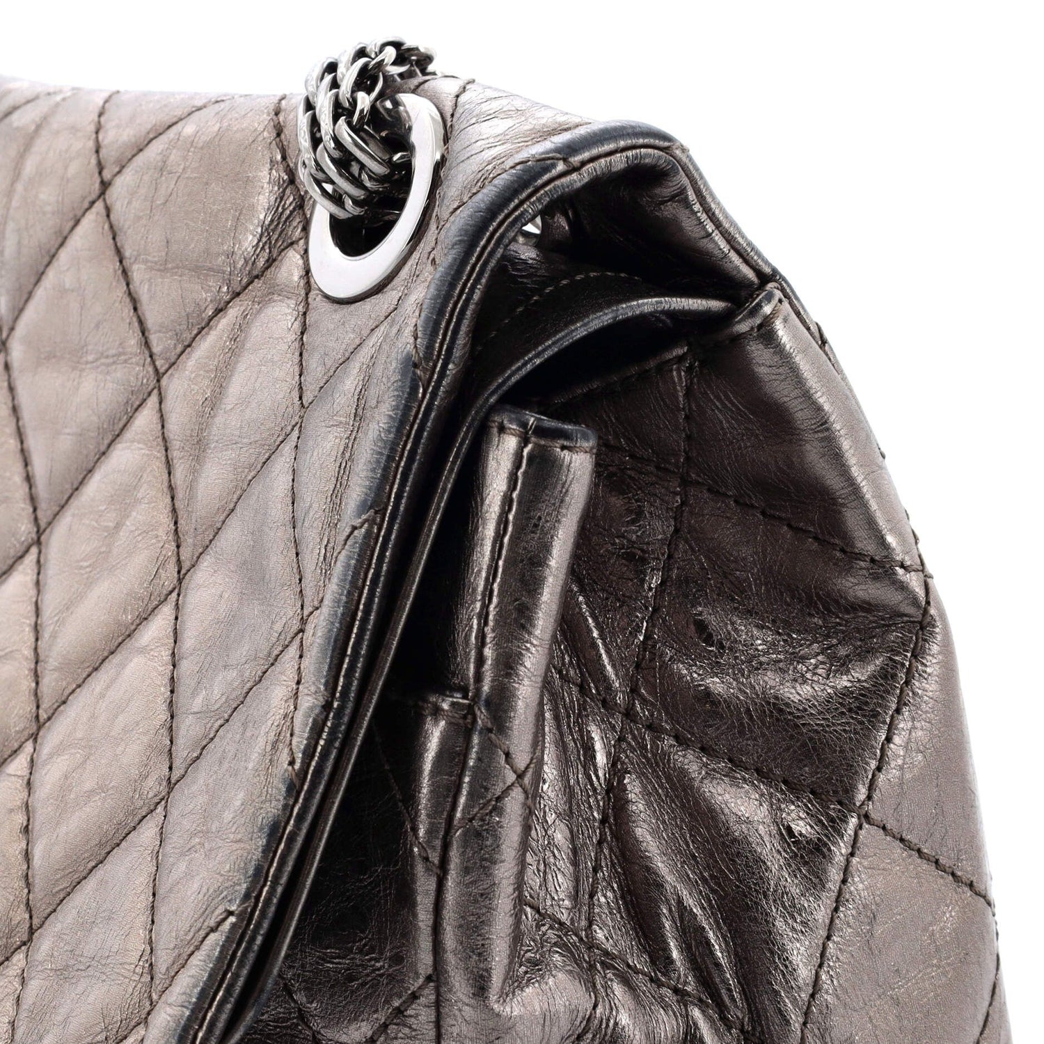 Chanel Reissue 2.55 Flap Bag Quilted Metallic Aged Calfskin 227