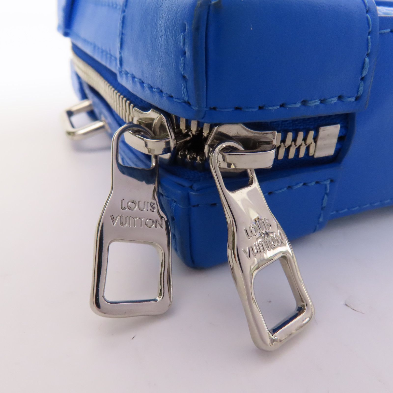 Louis Vuitton Monogram Clouds Soft Trunk Wallet Blue Shoulder Bag M 45432