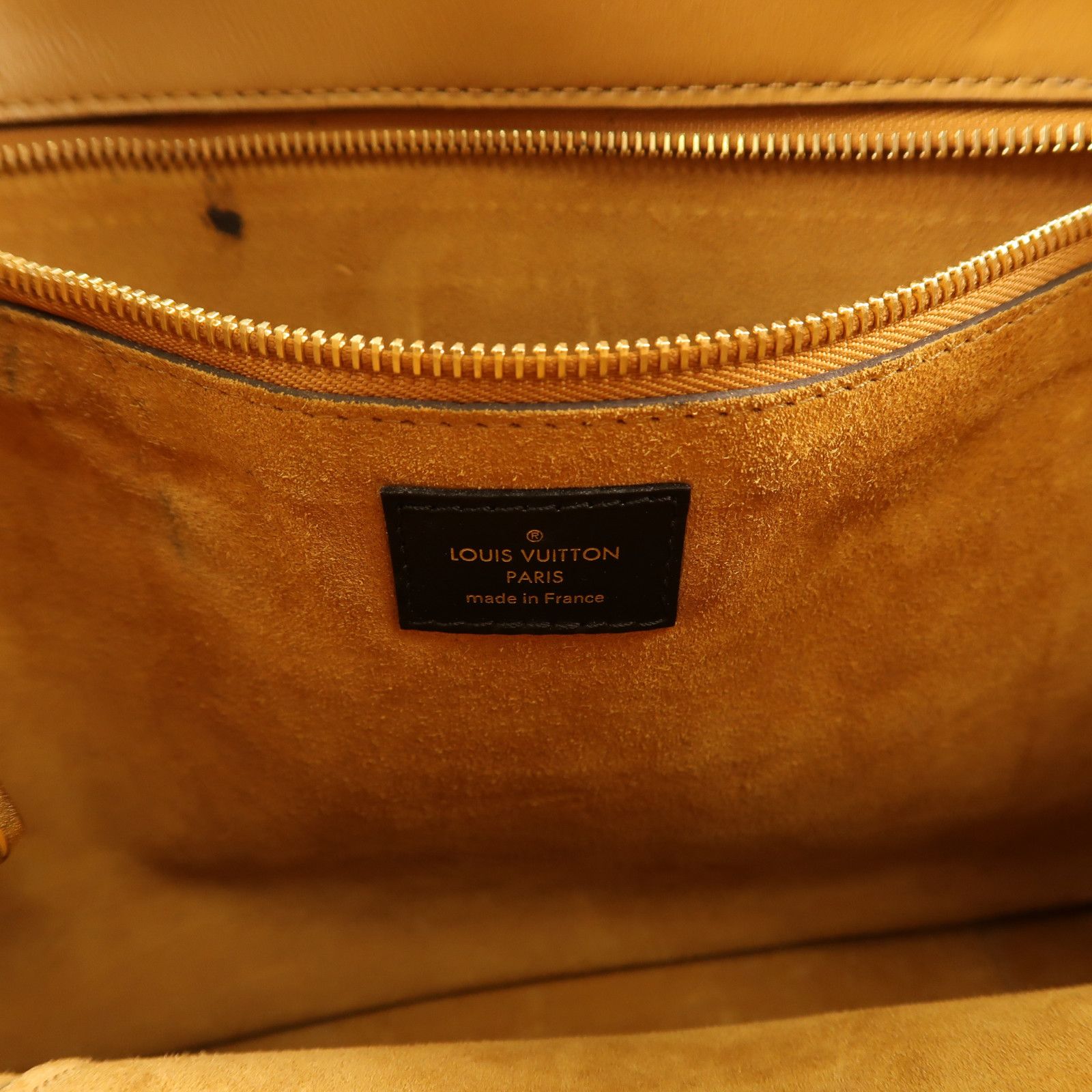 Louis Vuitton Cowhide Leather/monogram Tote W Pm Kinpaku Bag