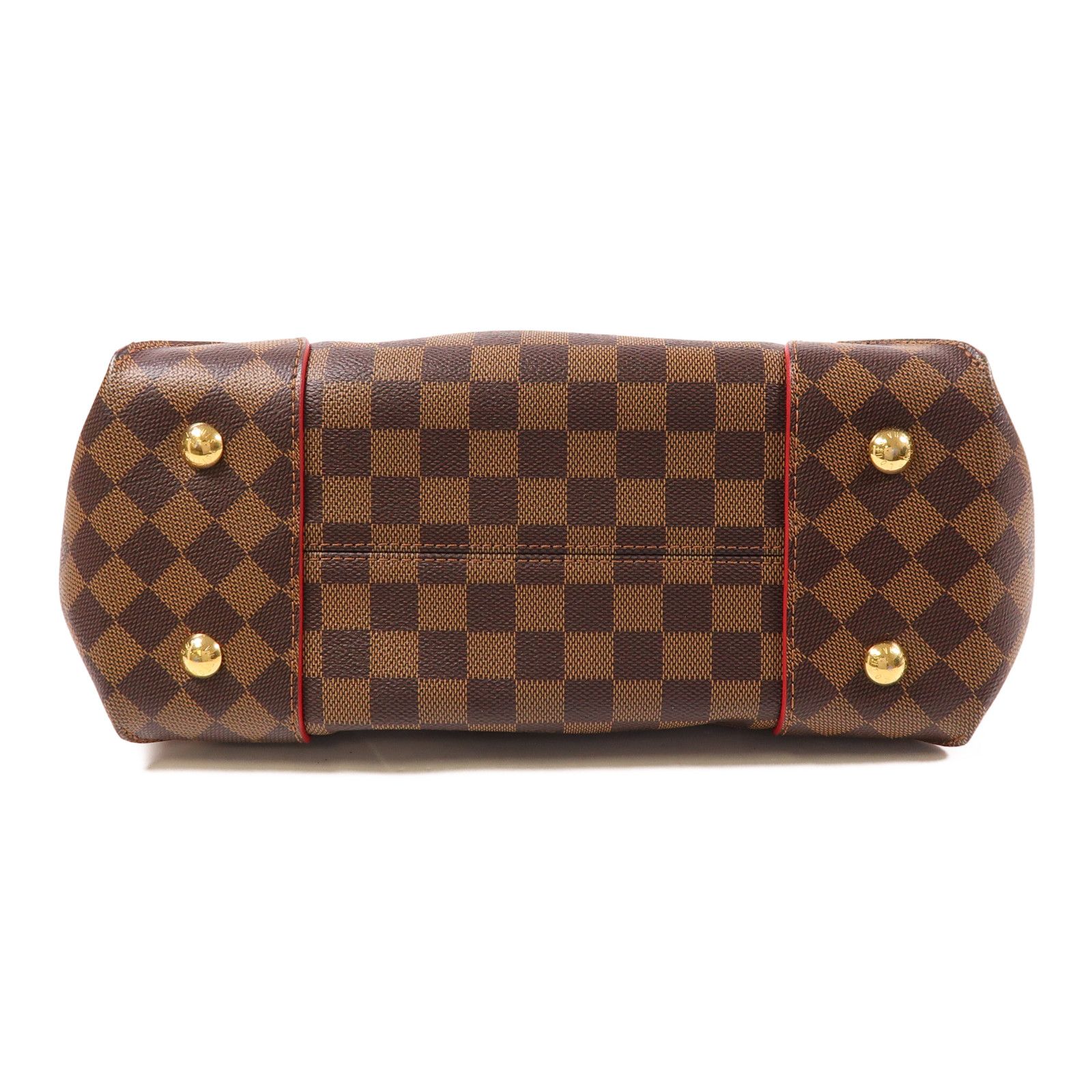 Louis Vuitton Damier Caissa Hobo Gold Shoulder Bag Ebene Brown Shoulder Bag N 41555